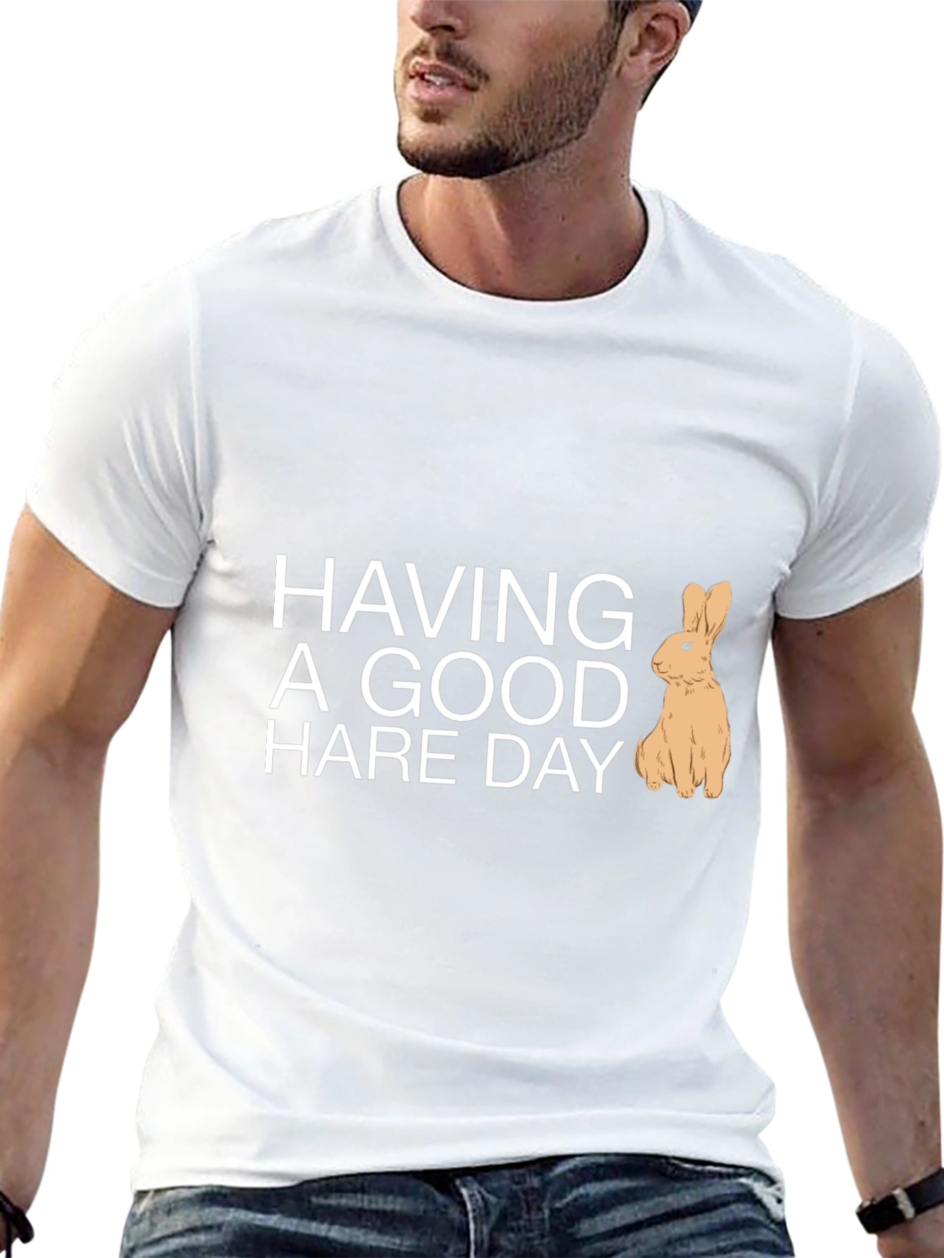 Having a Good Hare Day Graphic Tee