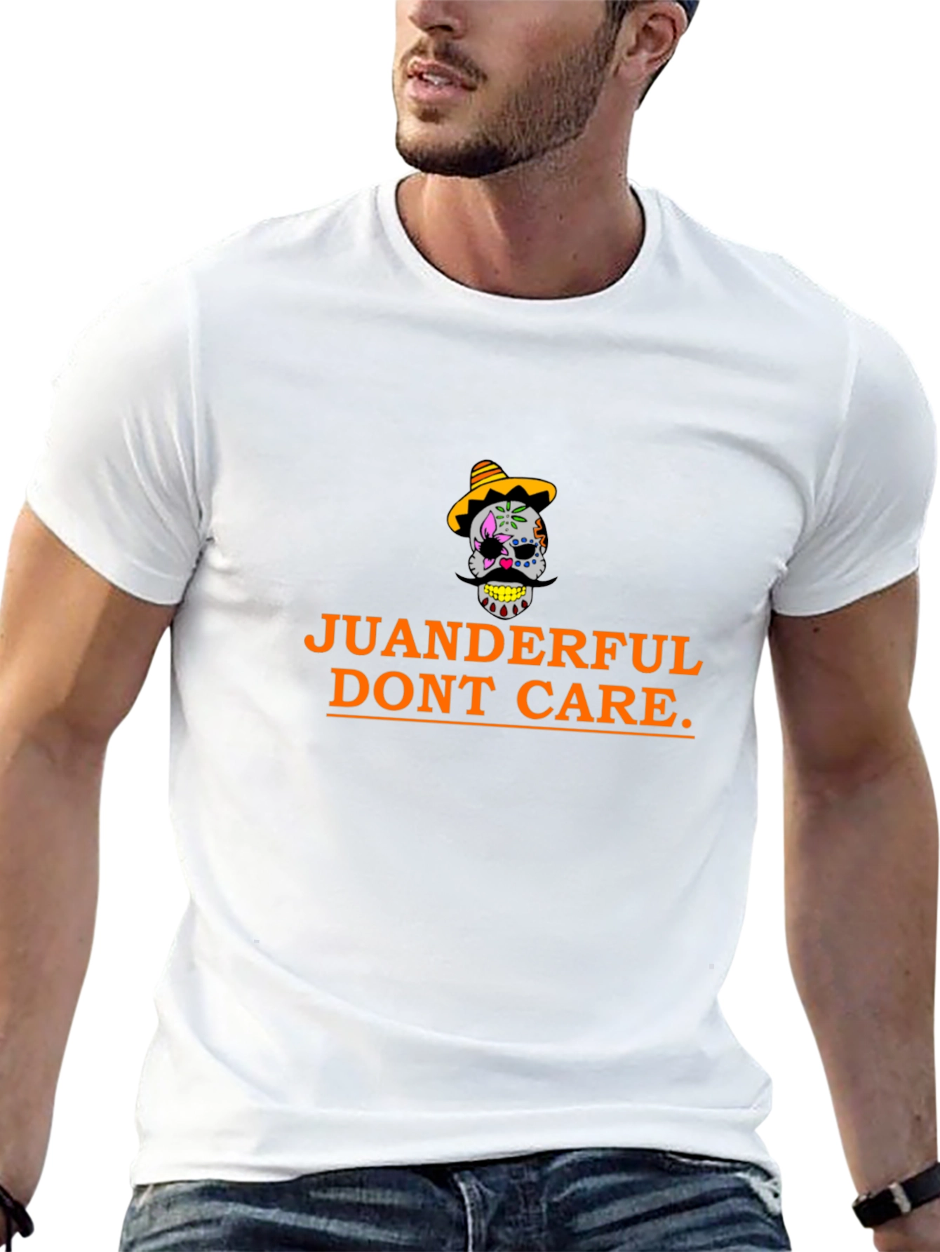 Juanderful Dont Care Black T-Shirt