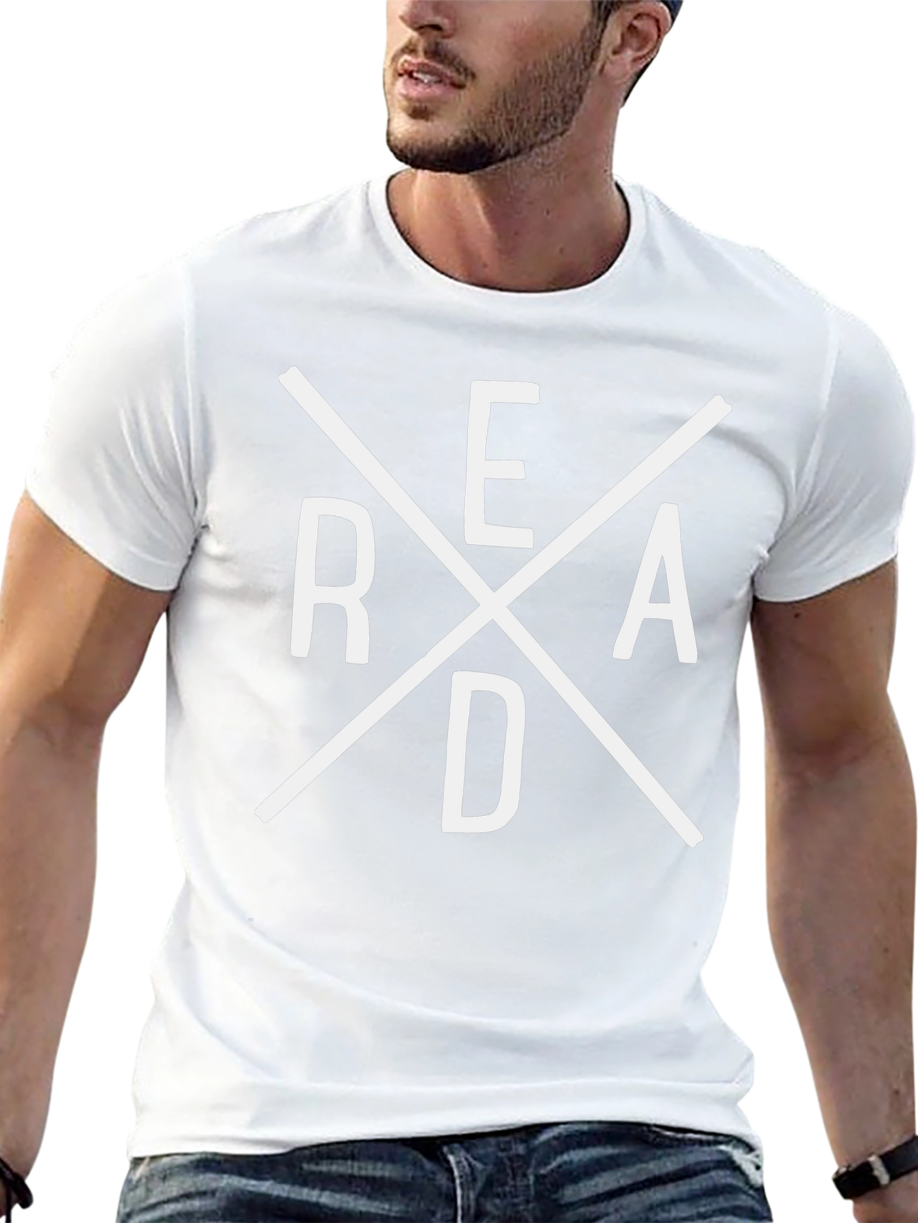 Read Book Graphic Tee - Black Unisex T-Shirt