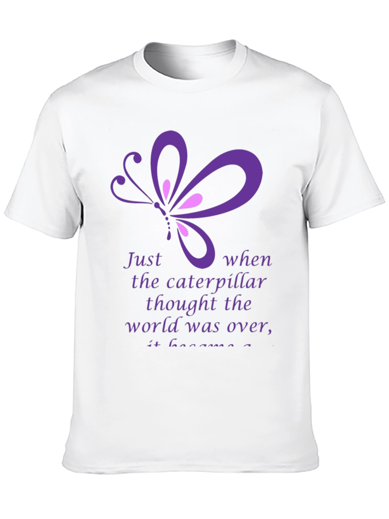Butterfly & Caterpillar Inspirational T-Shirt