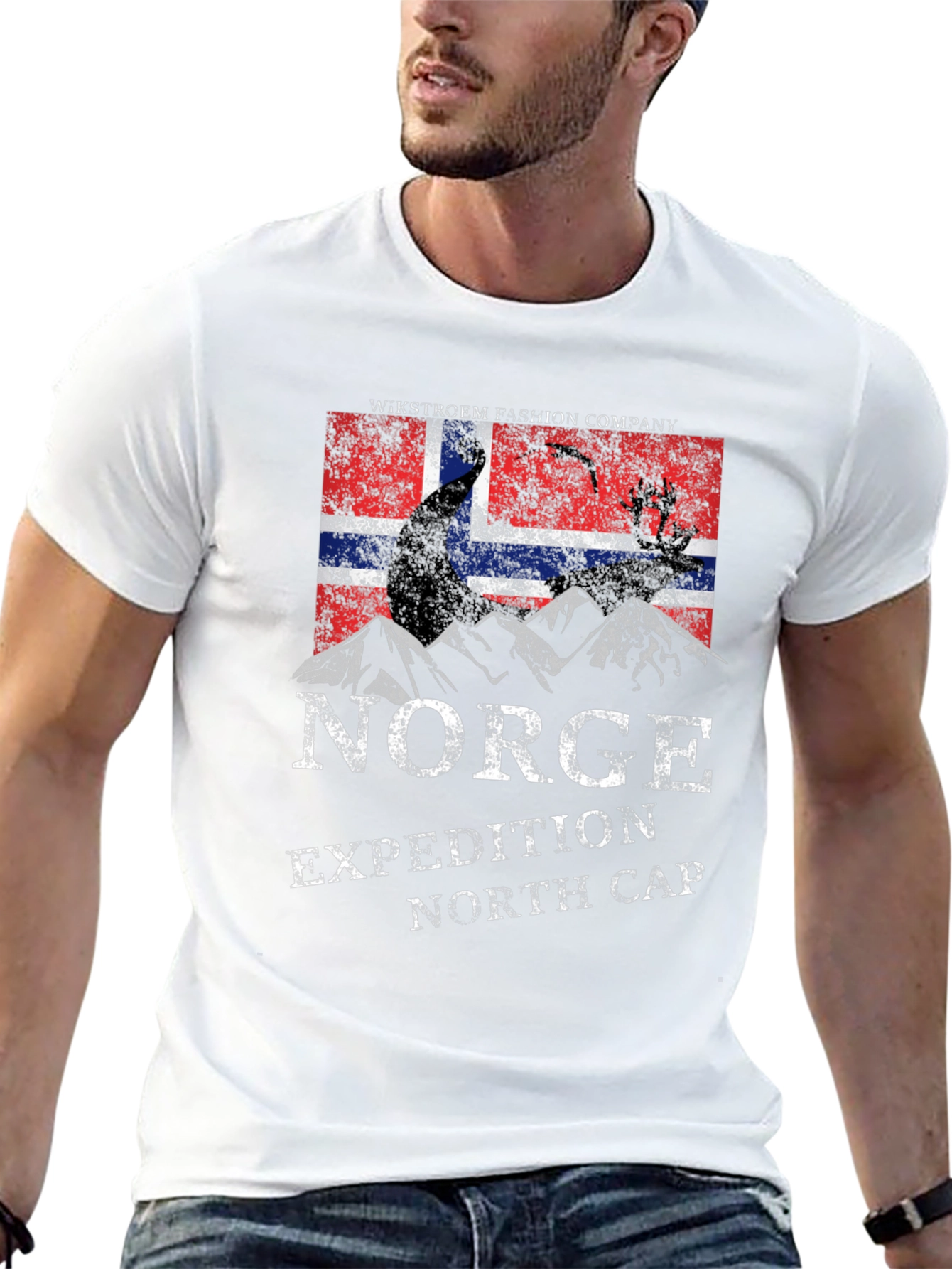 Norge Expedition North Cap Black T-Shirt