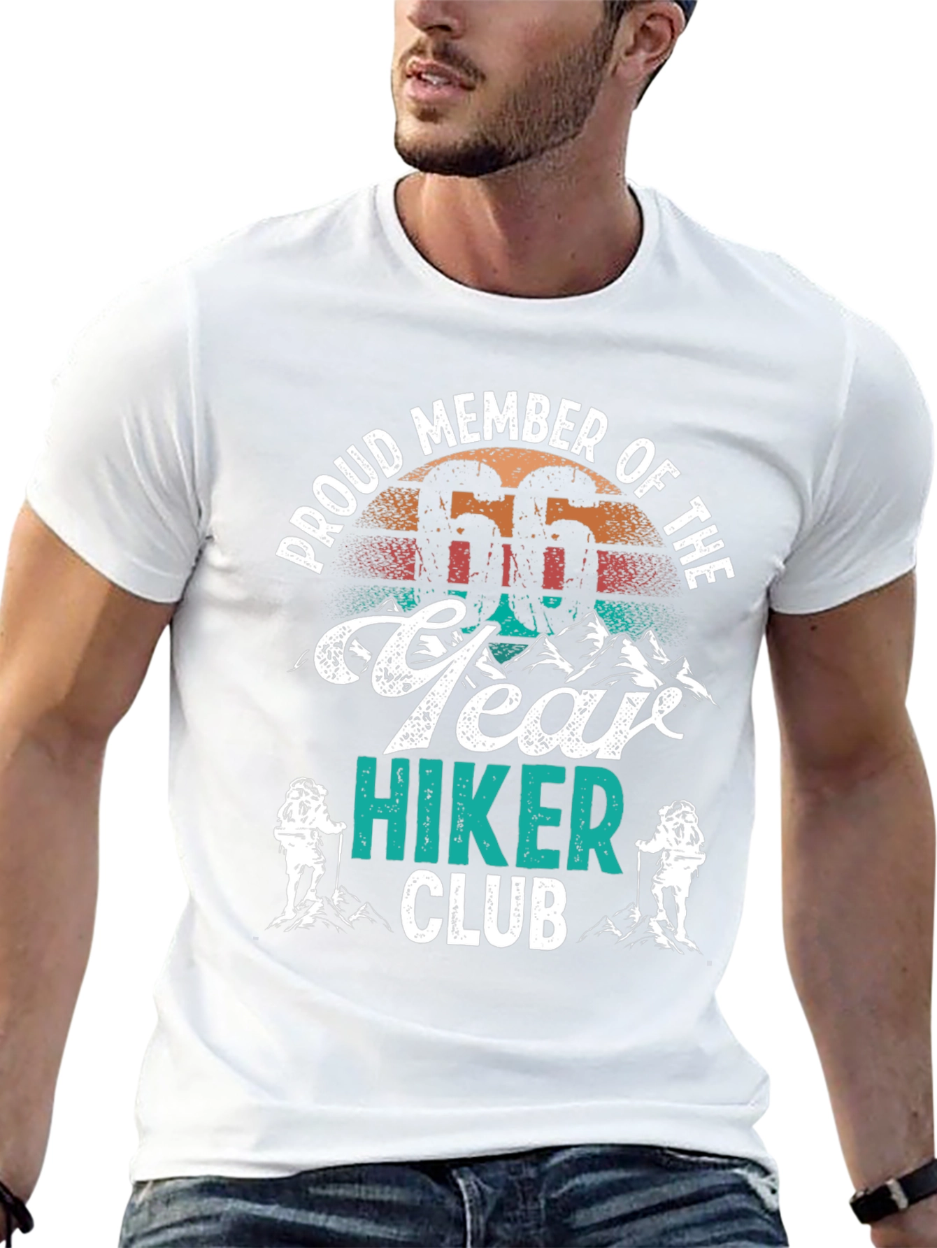 Proud Member 66 Year Hiker Club T-Shirt