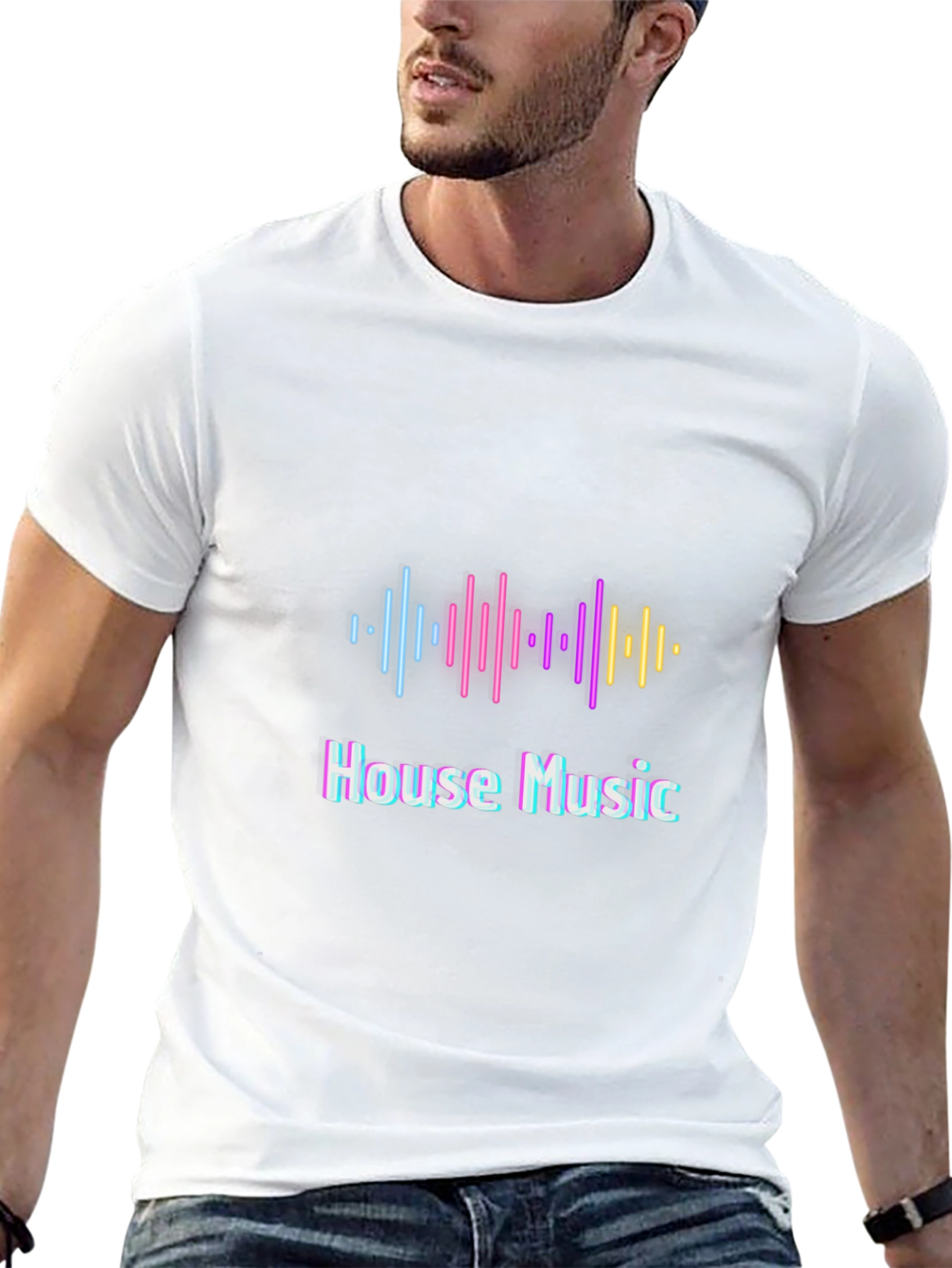 House Music Graphic Tee - Stylish Comfort