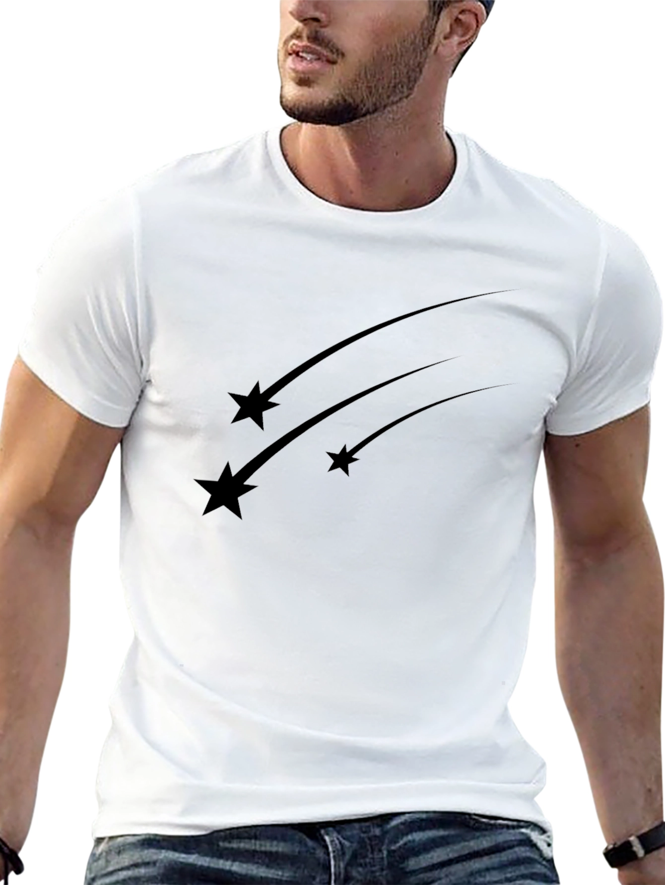 Shooting Star Black T-Shirt