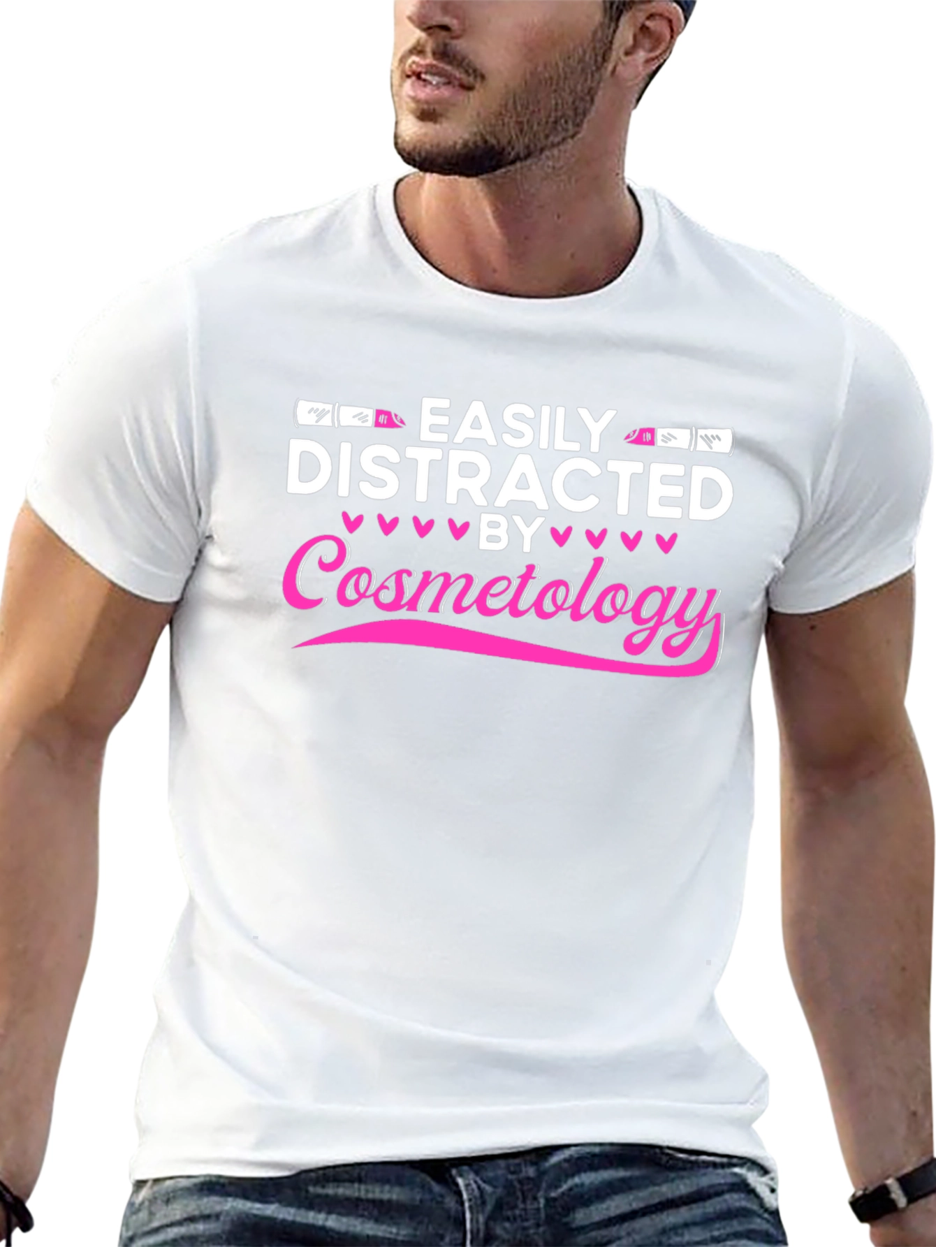 Easily Distracted By Cosmetology T-Shirt