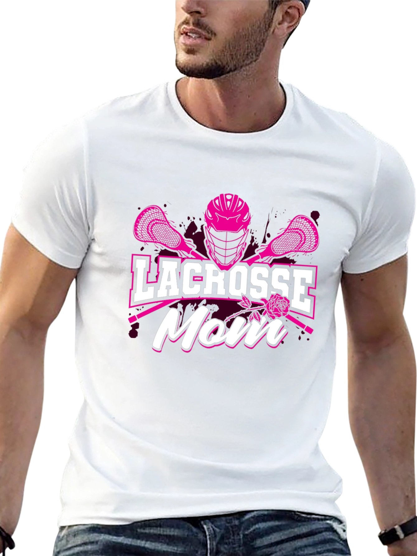 Lacrosse Mom T-Shirt - Perfect for Game Day!