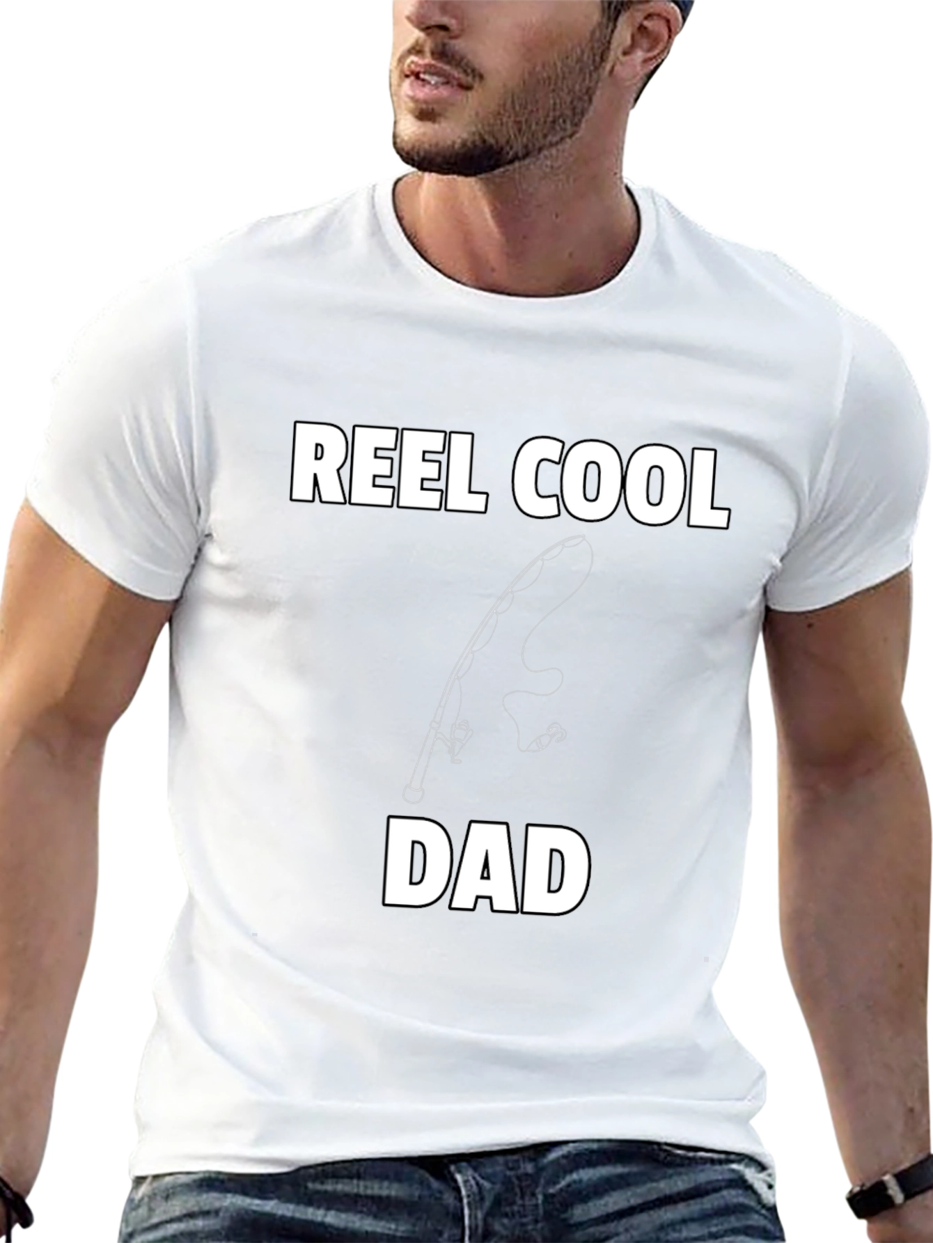 Reel Cool Dad T-Shirt - Fishing Fathers Day Tee