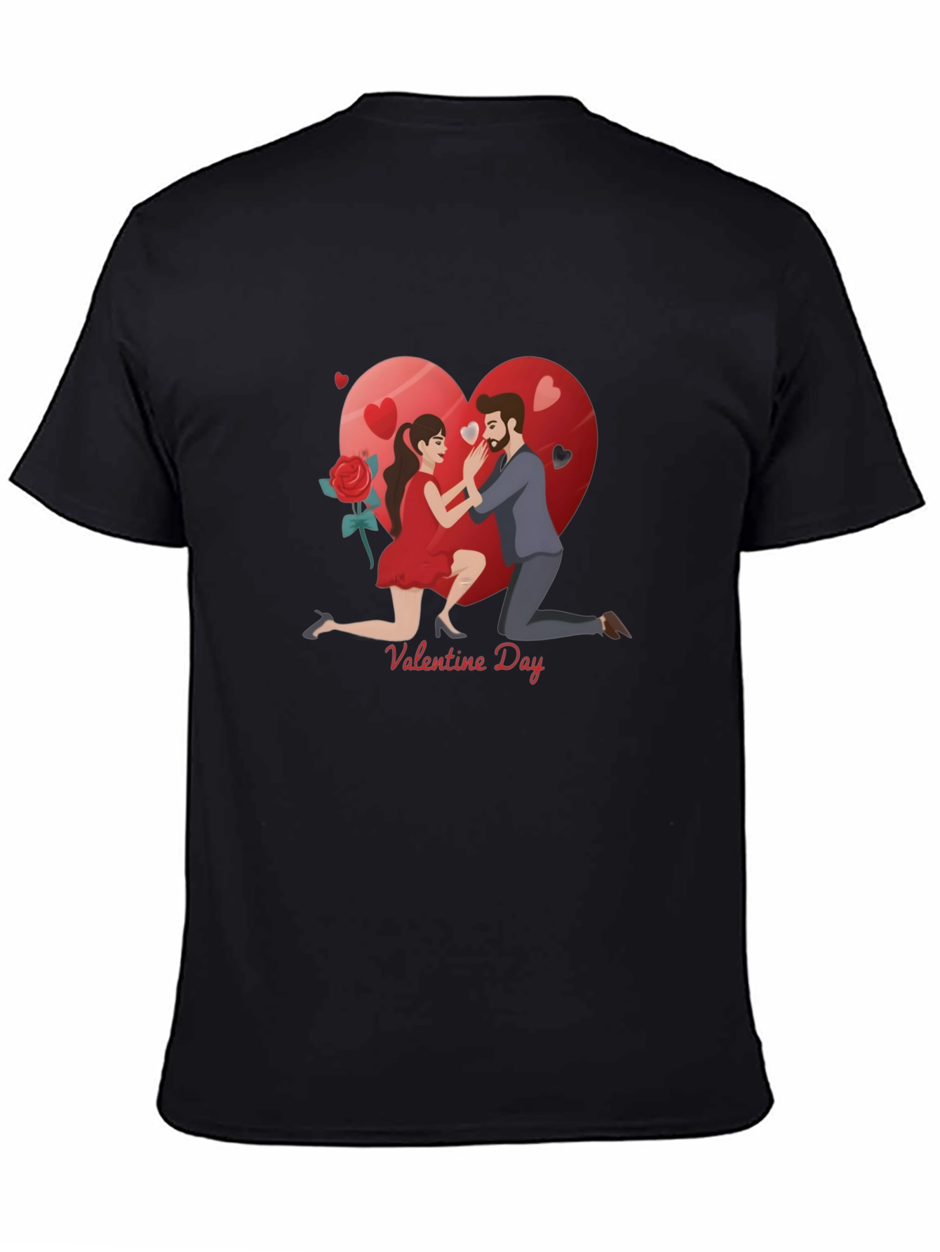Valentines Day Proposal Graphic T-Shirt