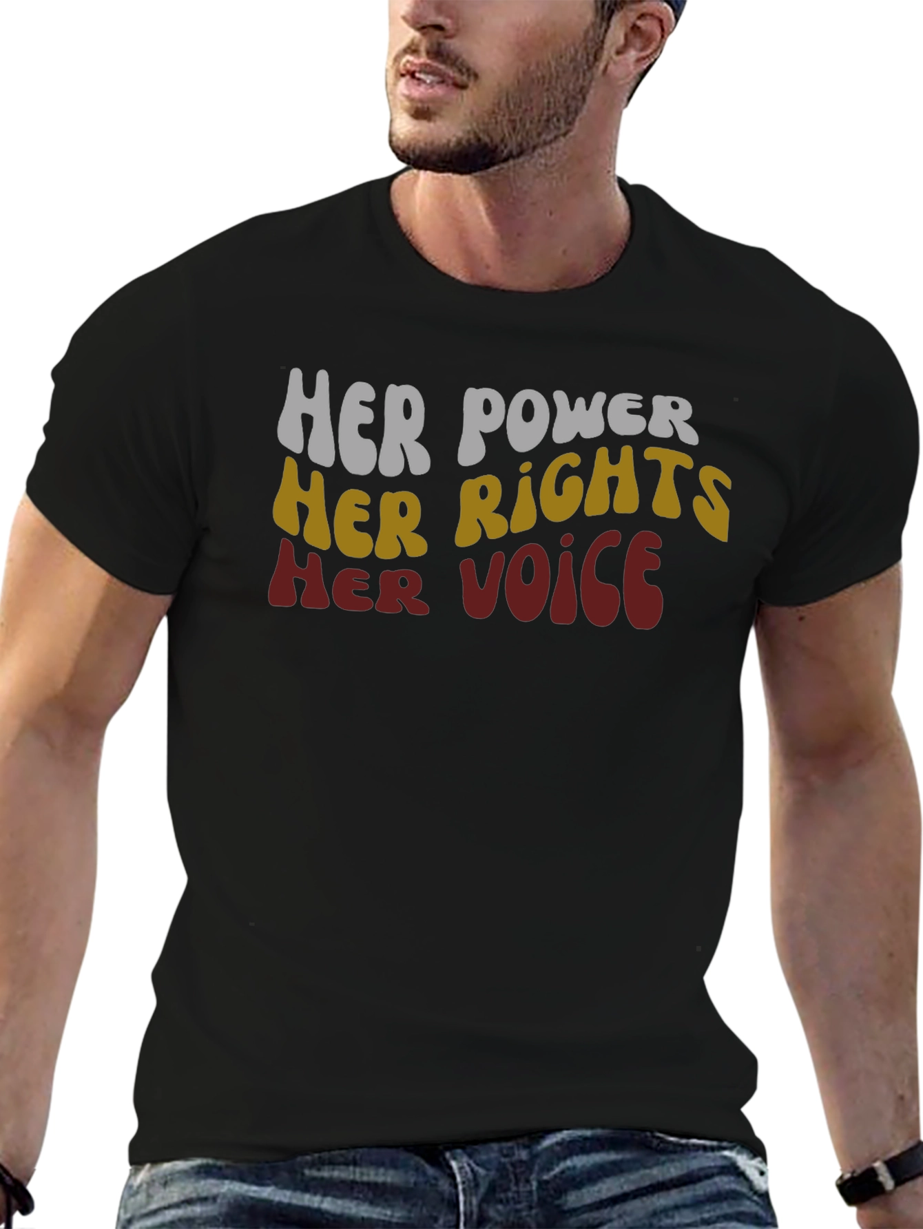 Her Power Her Rights Her Voice Graphic Tee