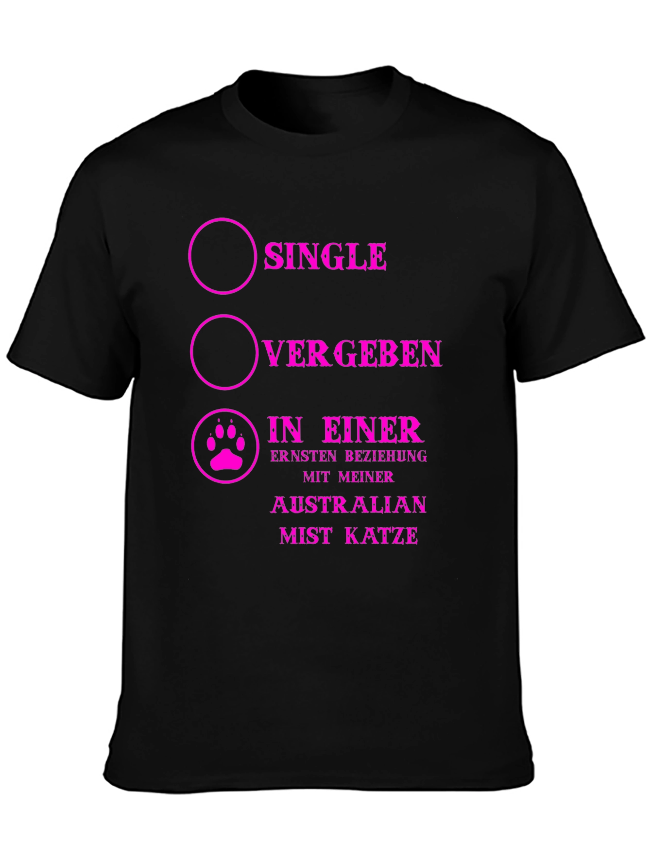 Single Taken Cat Lover T-Shirt