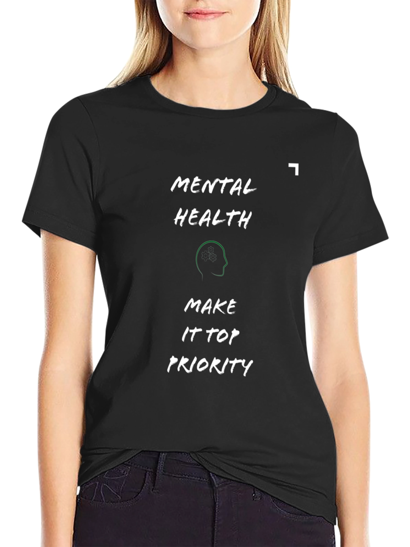 Mental Health Priority T-Shirt - Black