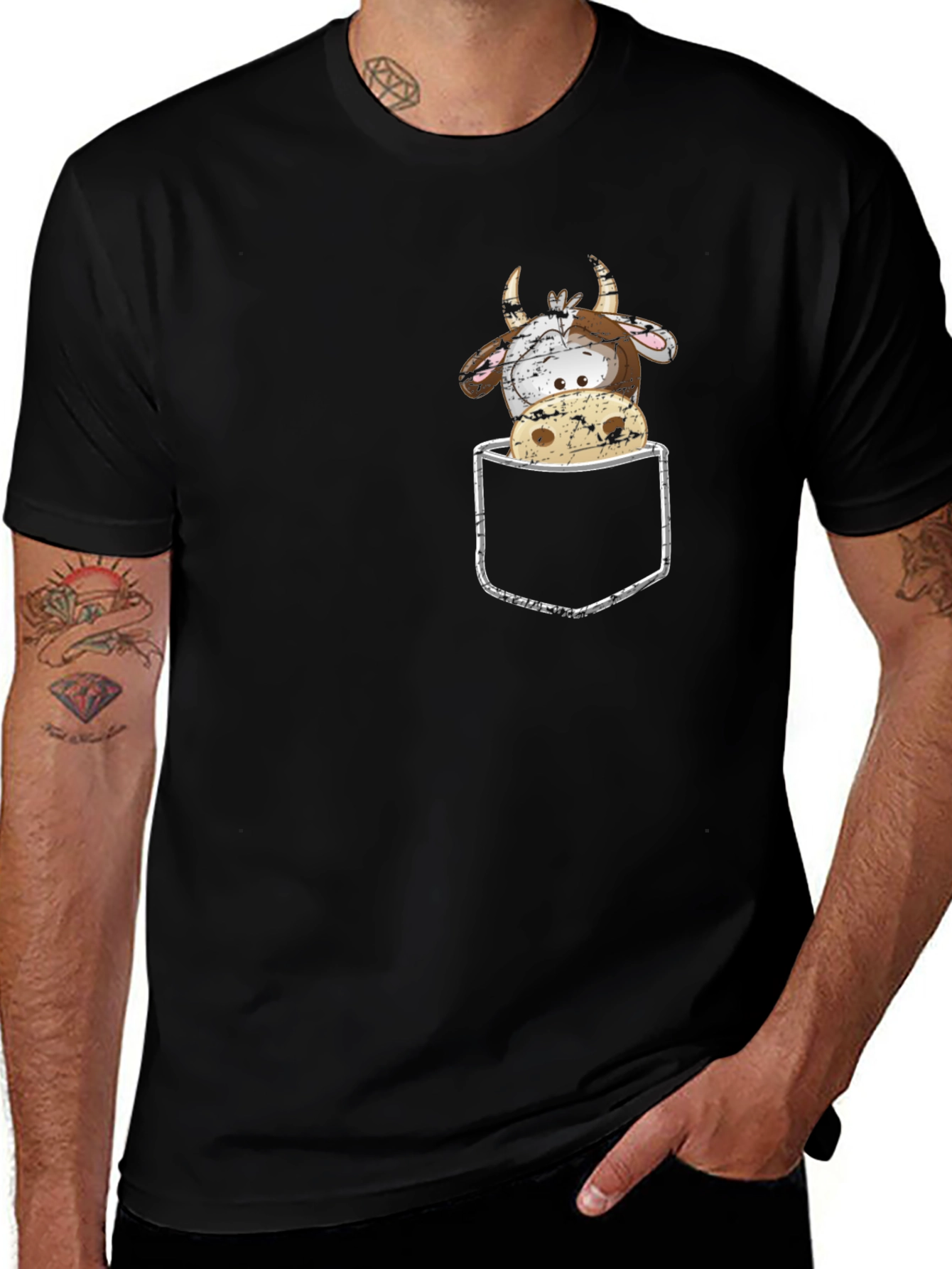 Cow Pocket T-Shirt
