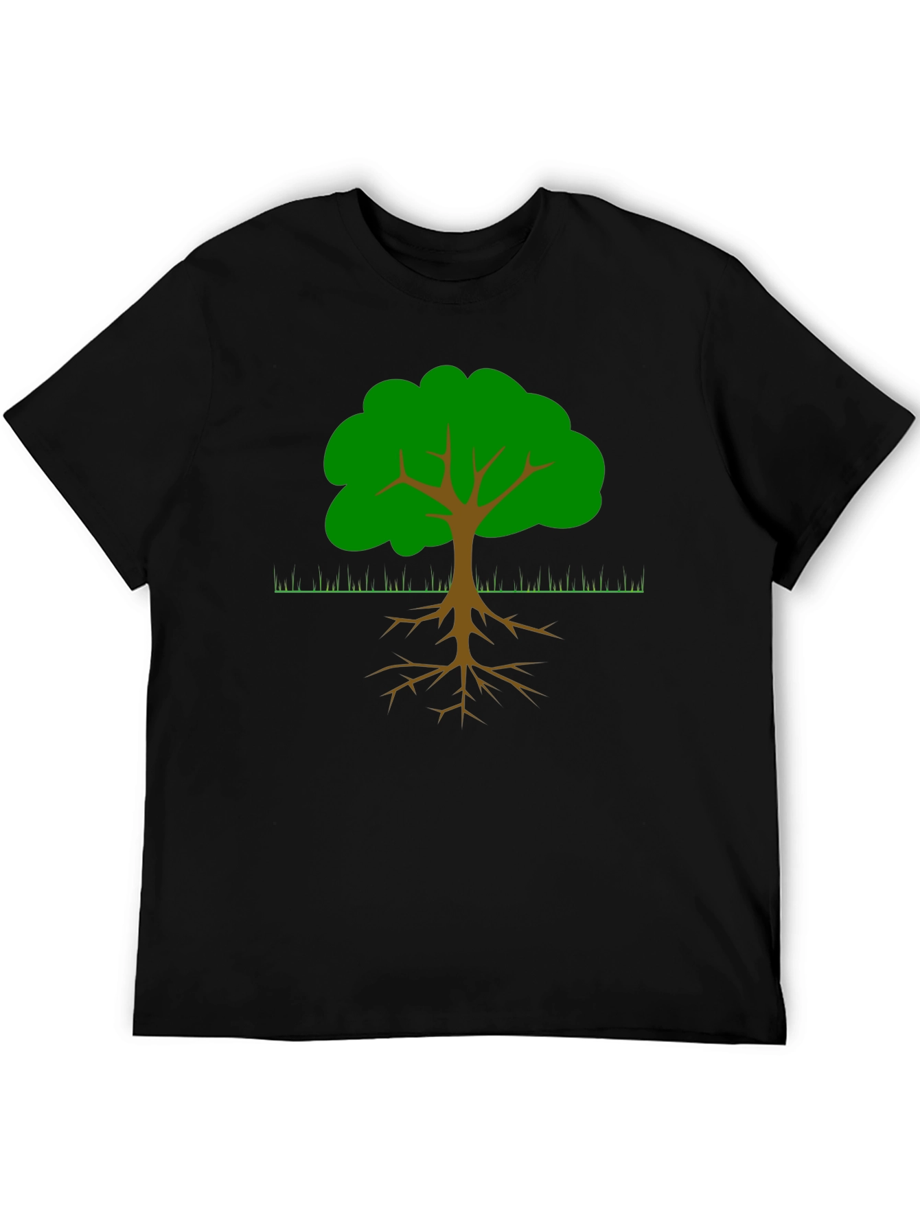 Rooted Tree Graphic Tee - Black