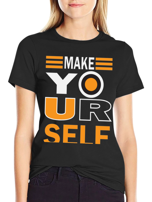 Make Yourself T-Shirt: Motivational Graphic Tee for Men