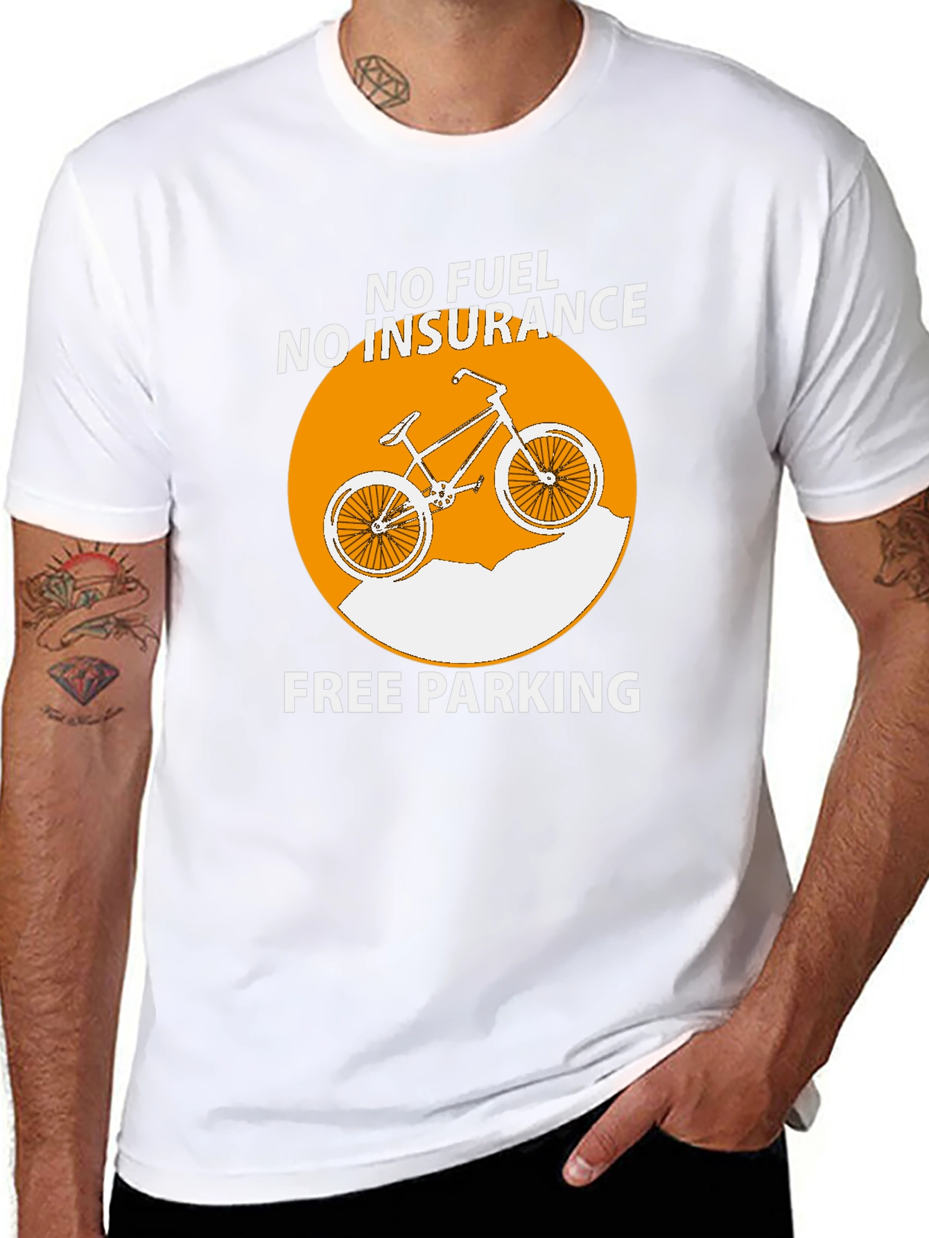 No Fuel No Insurance Bike T-Shirt
