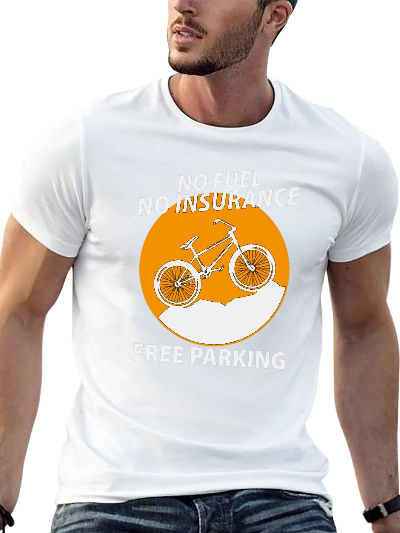 No Fuel No Insurance Bike T-Shirt
