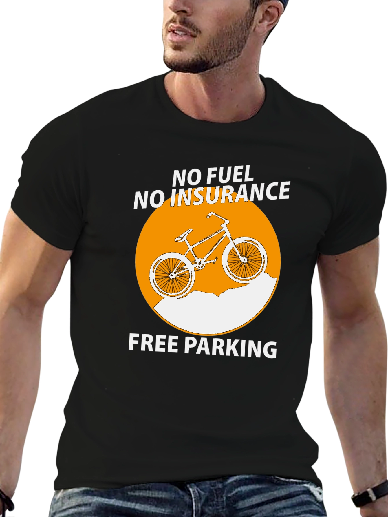 No Fuel No Insurance Bike T-Shirt