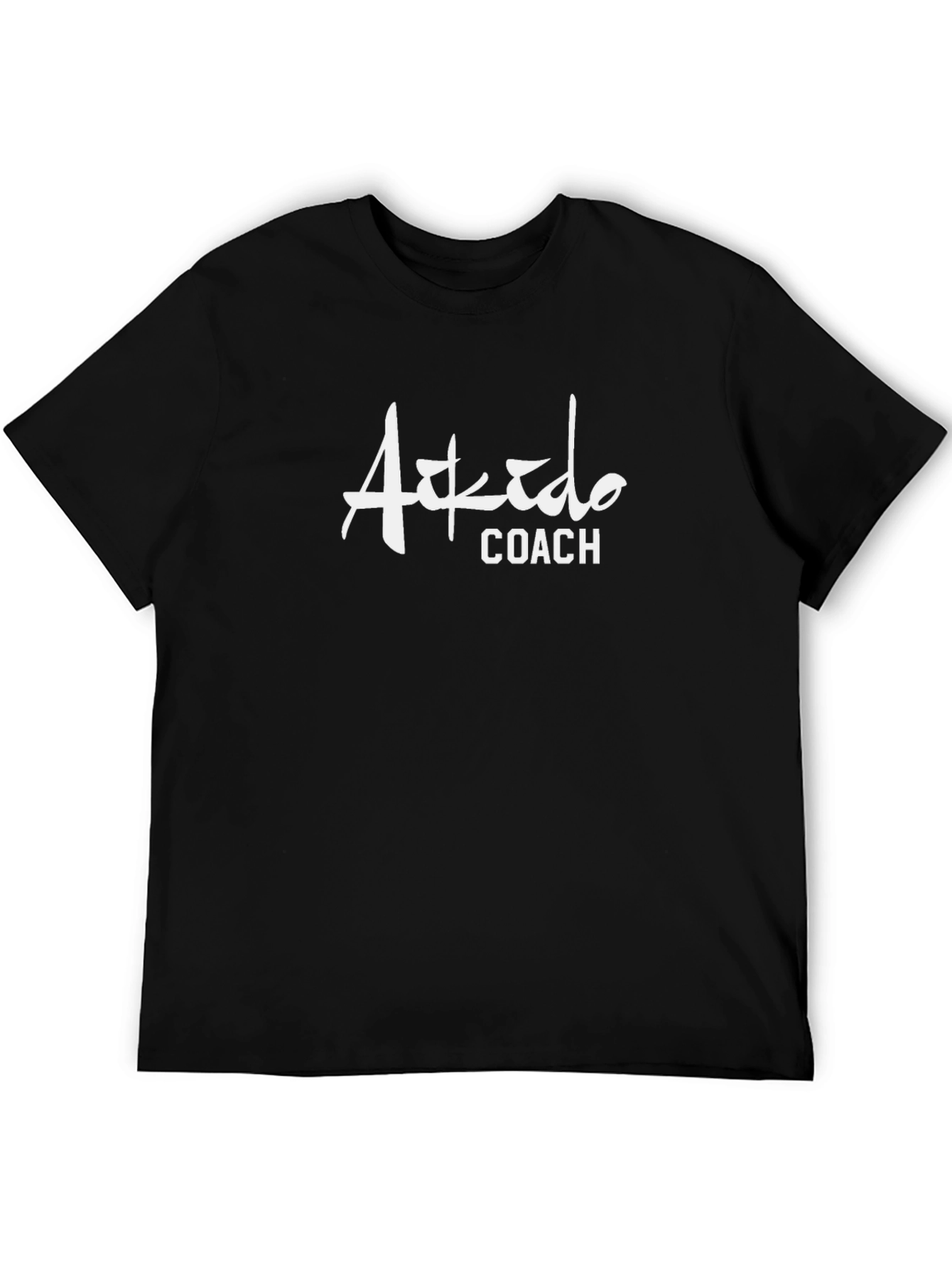 Aikido Coach Black T-Shirt