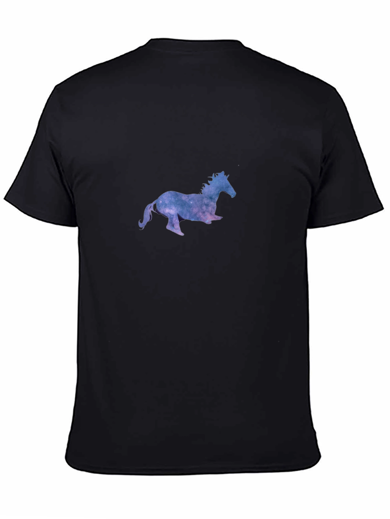 Galaxy Horse Black T-Shirt