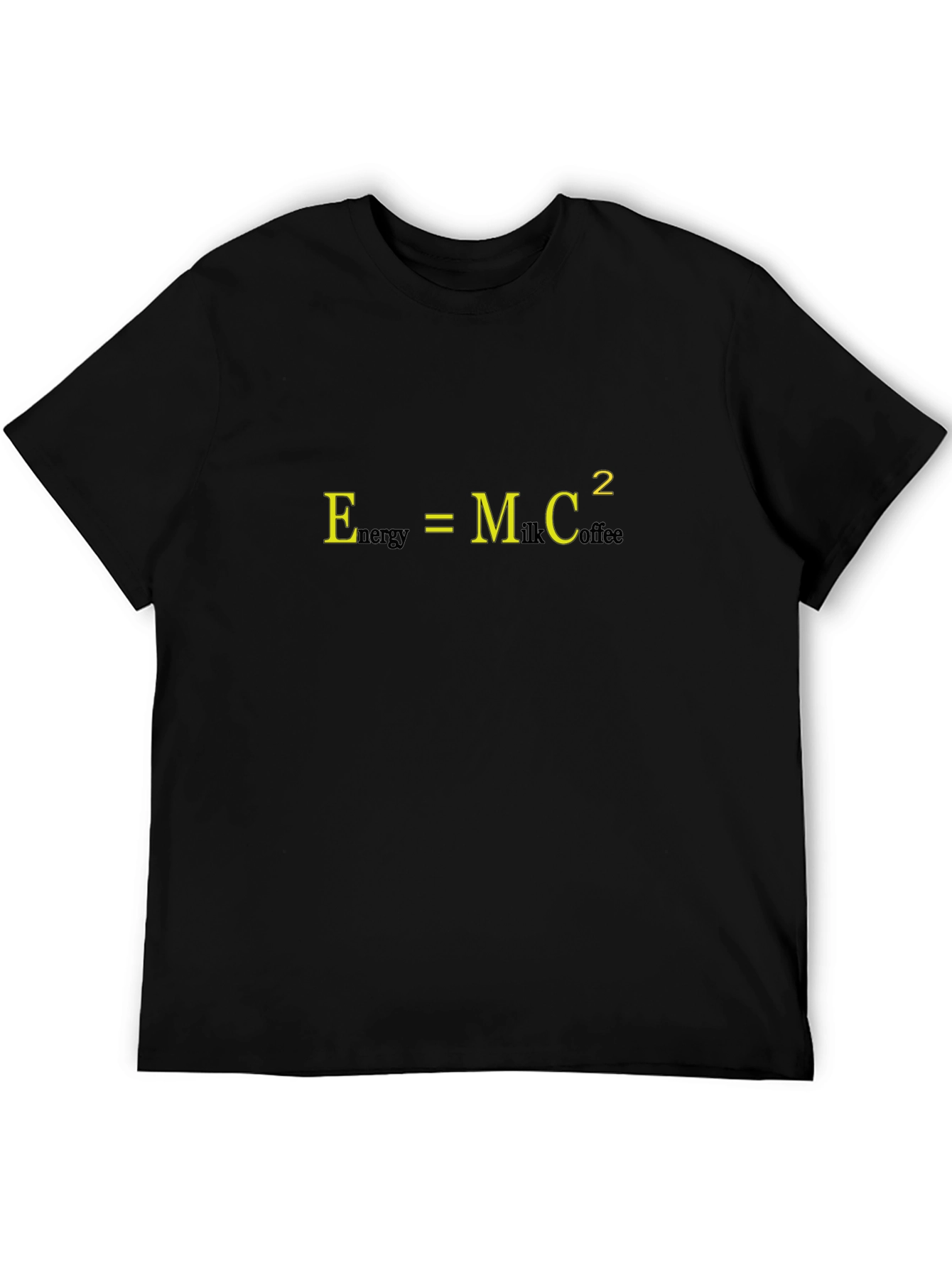 Energy Milk Coffee T-Shirt Funny Science Tee