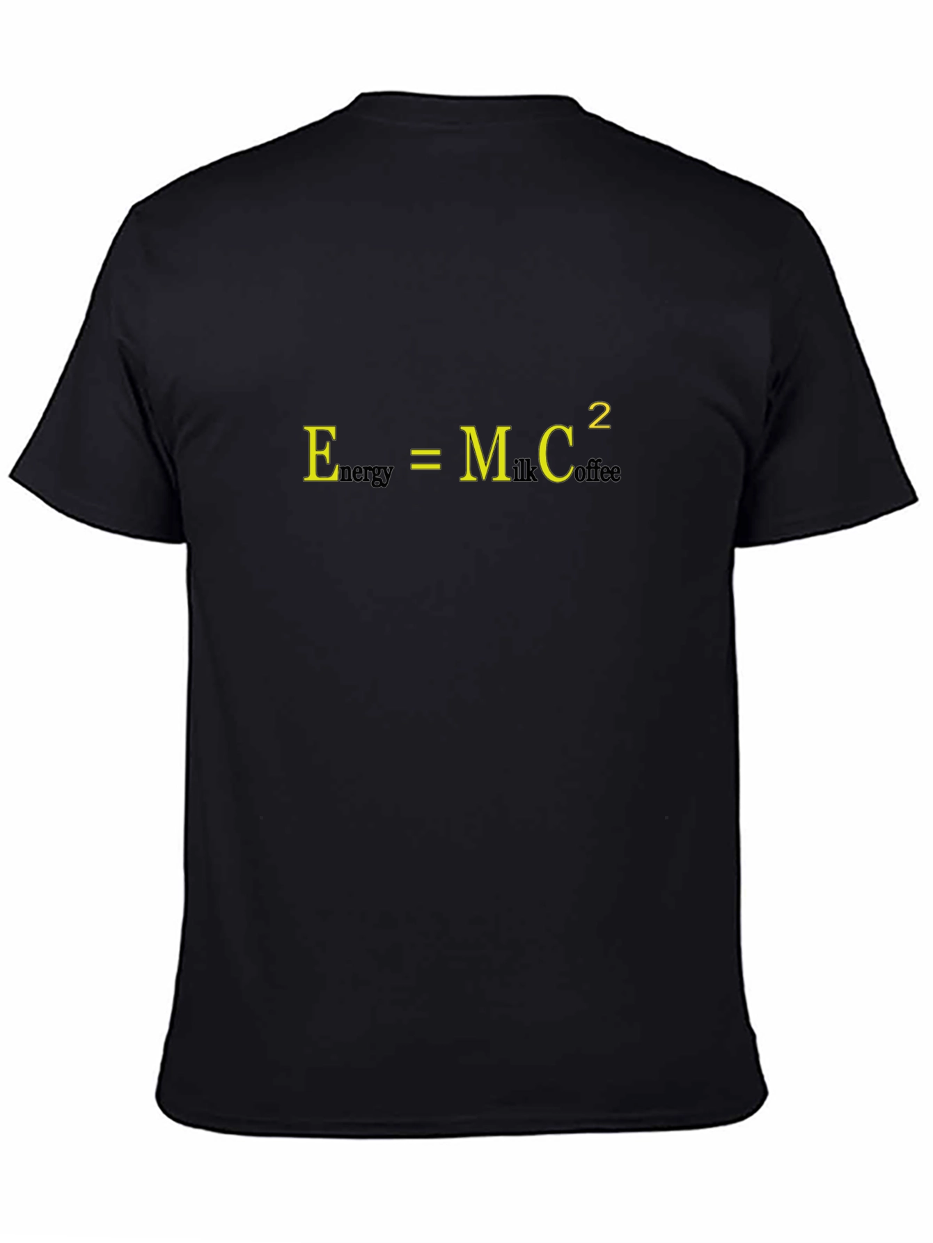 Energy Milk Coffee T-Shirt Funny Science Tee