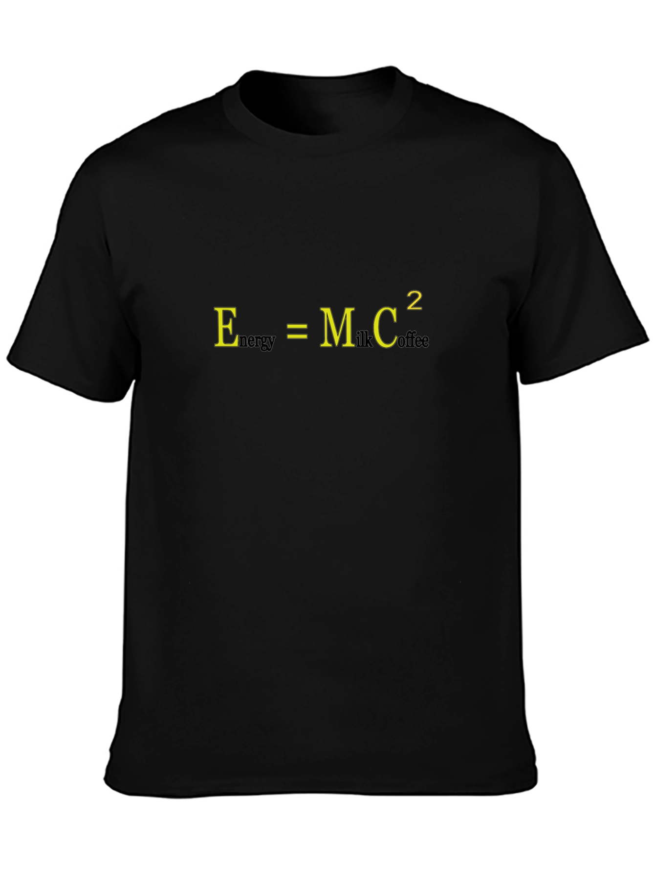 Energy Milk Coffee T-Shirt Funny Science Tee