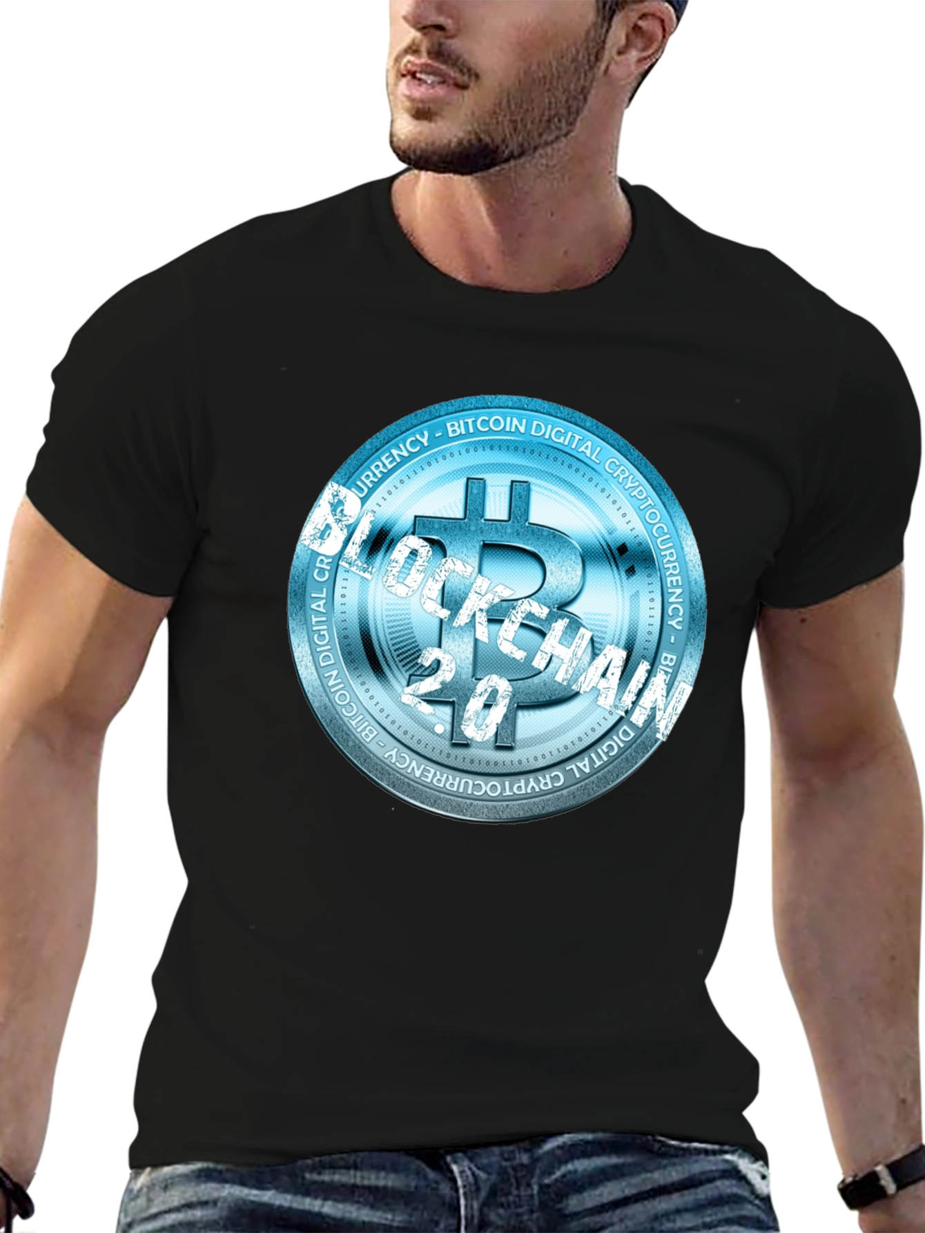 Blockchain 2.0 Bitcoin Cryptocurrency T-Shirt