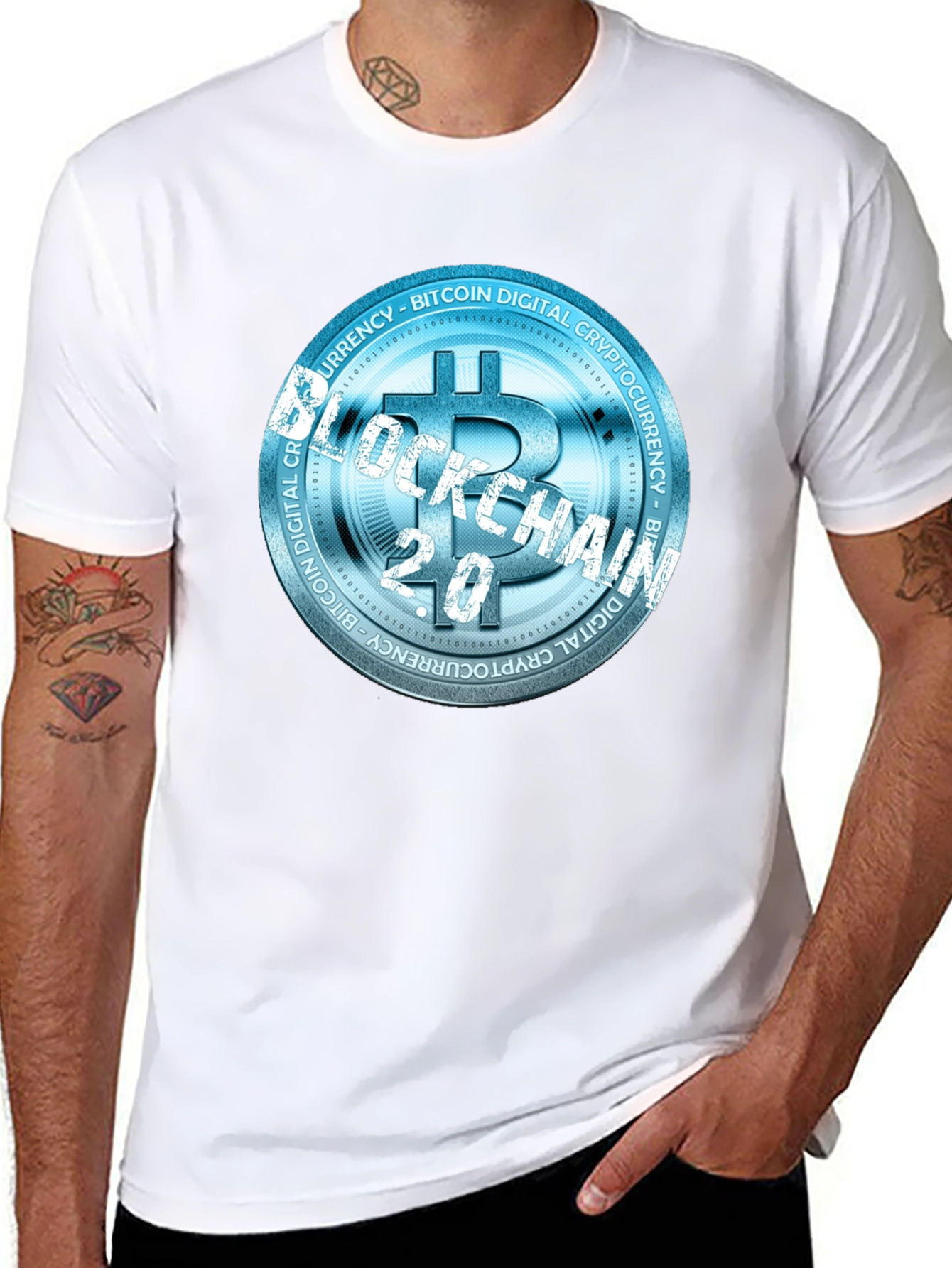 Blockchain 2.0 Bitcoin Cryptocurrency T-Shirt