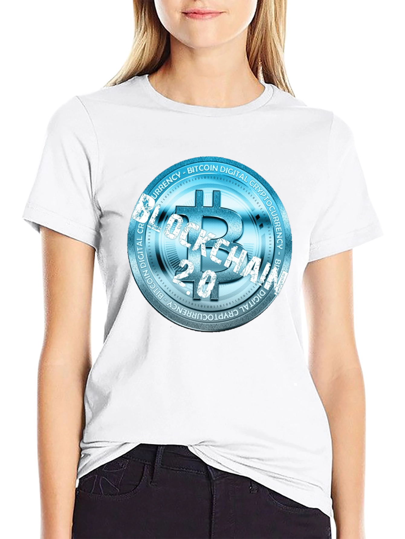 Blockchain 2.0 Bitcoin Cryptocurrency T-Shirt