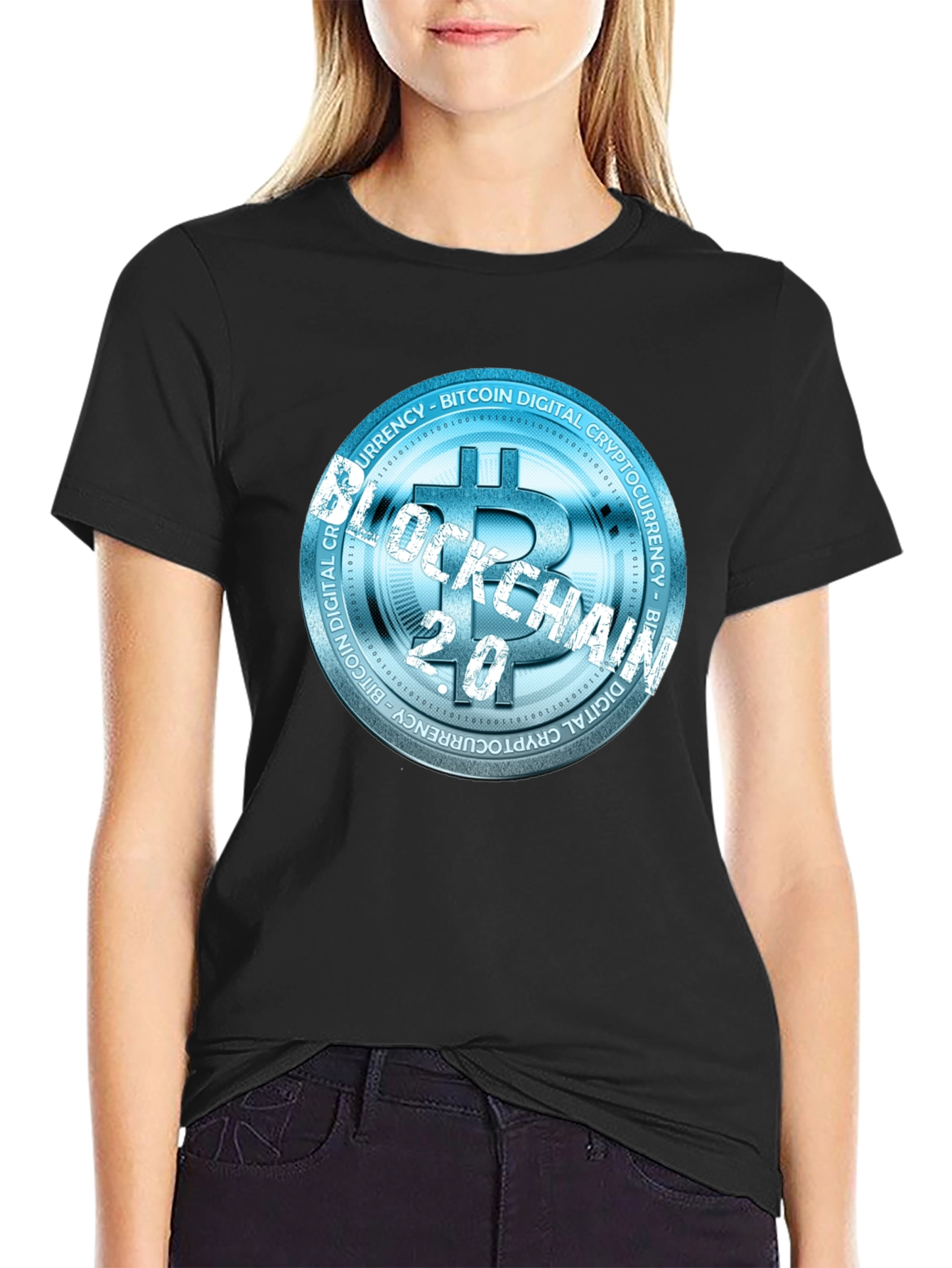 Blockchain 2.0 Bitcoin Cryptocurrency T-Shirt