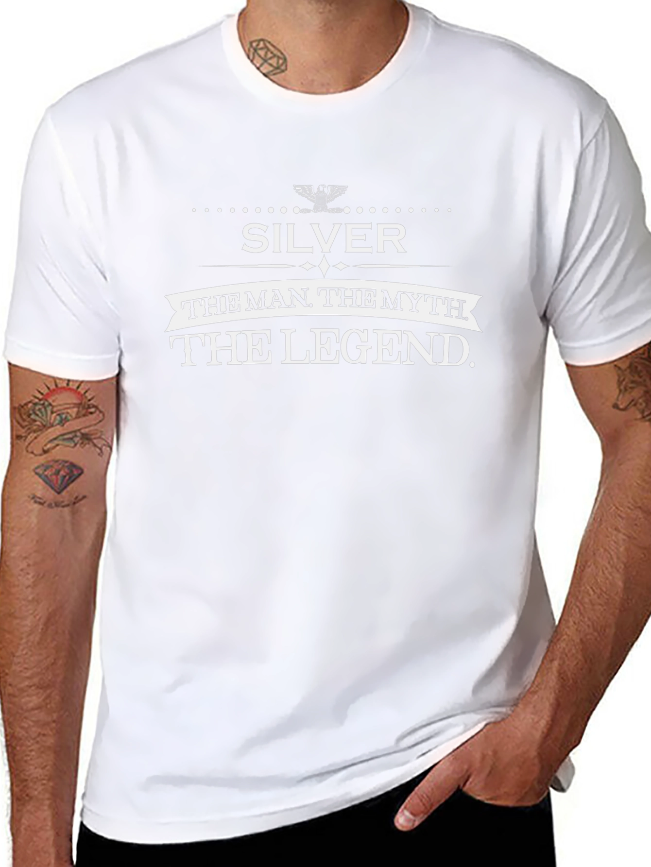 Silver The Man The Myth The Legend T-Shirt