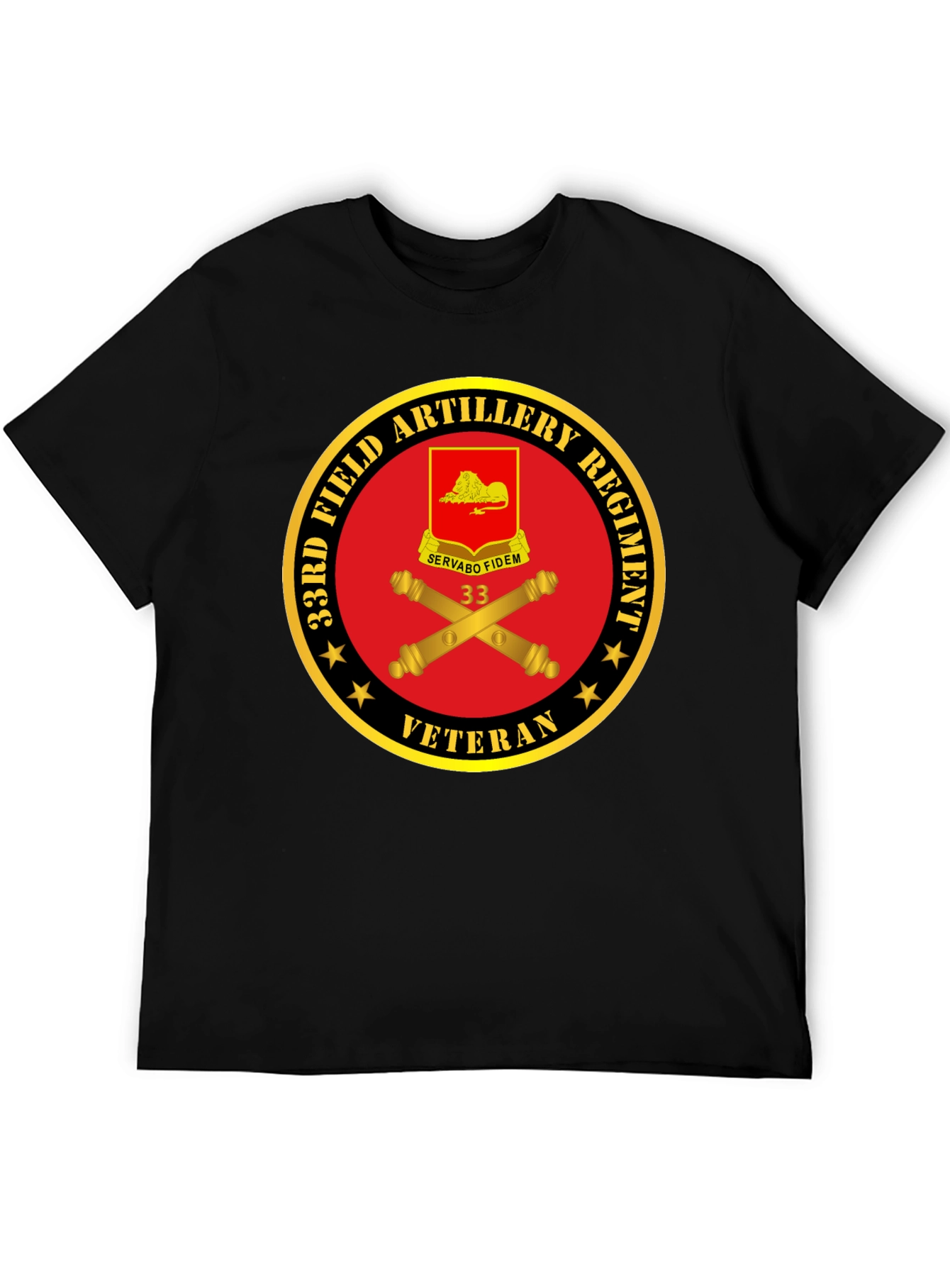 33rd Field Artillery Regiment Veteran T-Shirt