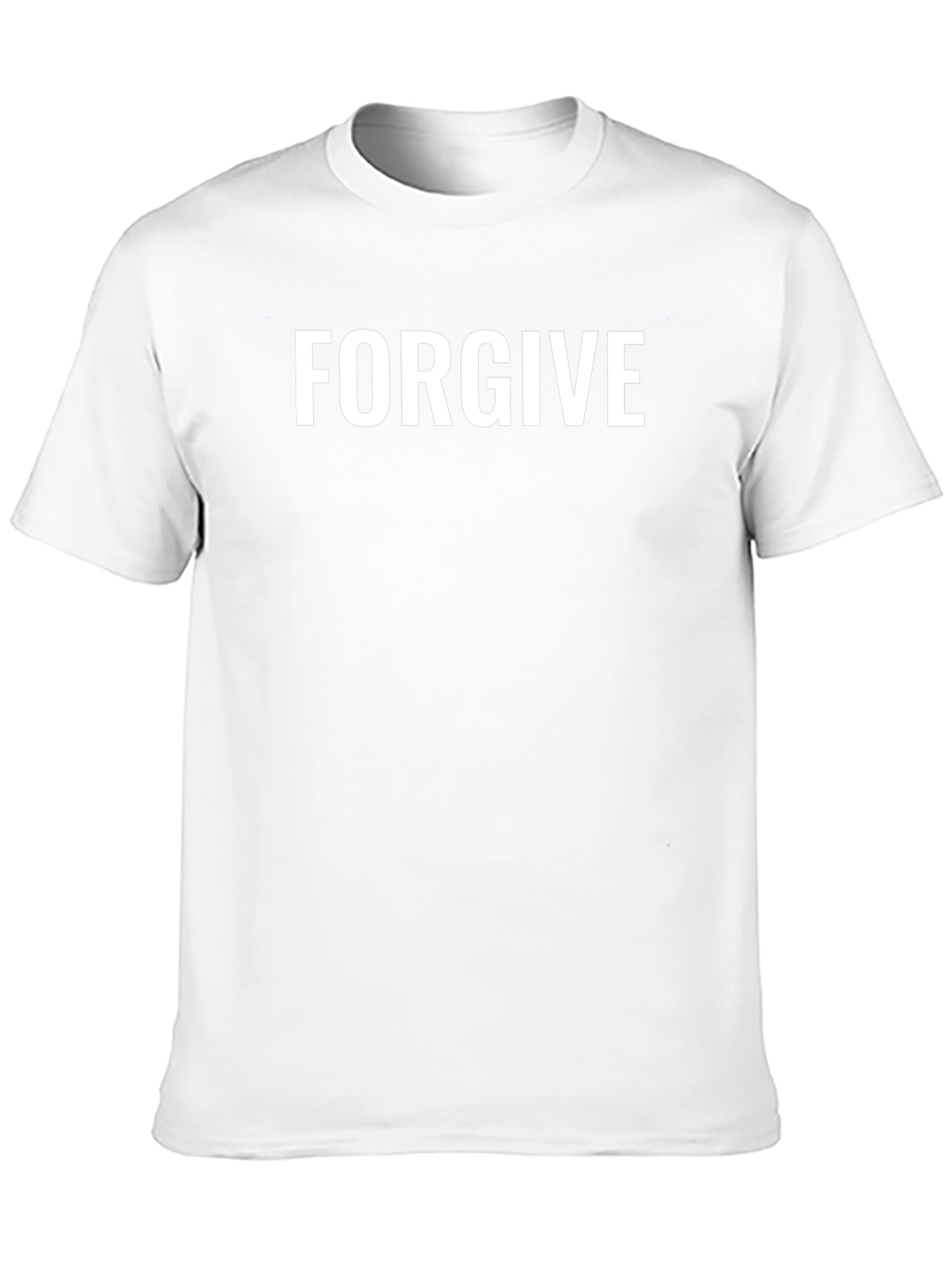 Forgive Graphic Print Crew Neck T-Shirt
