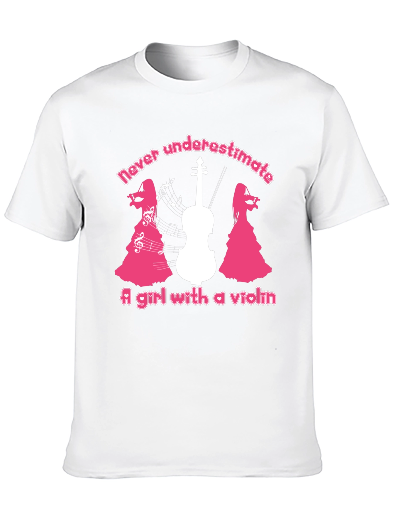 Violin Girl T-Shirt - Never Underestimate