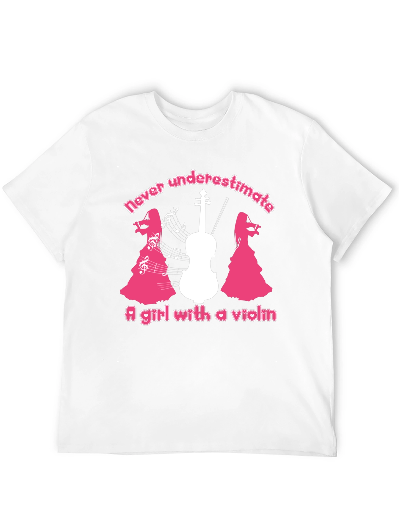 Violin Girl T-Shirt - Never Underestimate