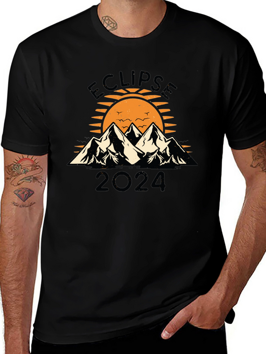 Eclipse 2024 T-Shirt Black Unisex