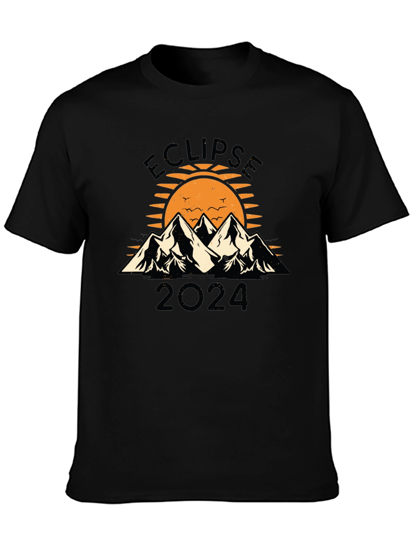 Eclipse 2024 T-Shirt Black Unisex