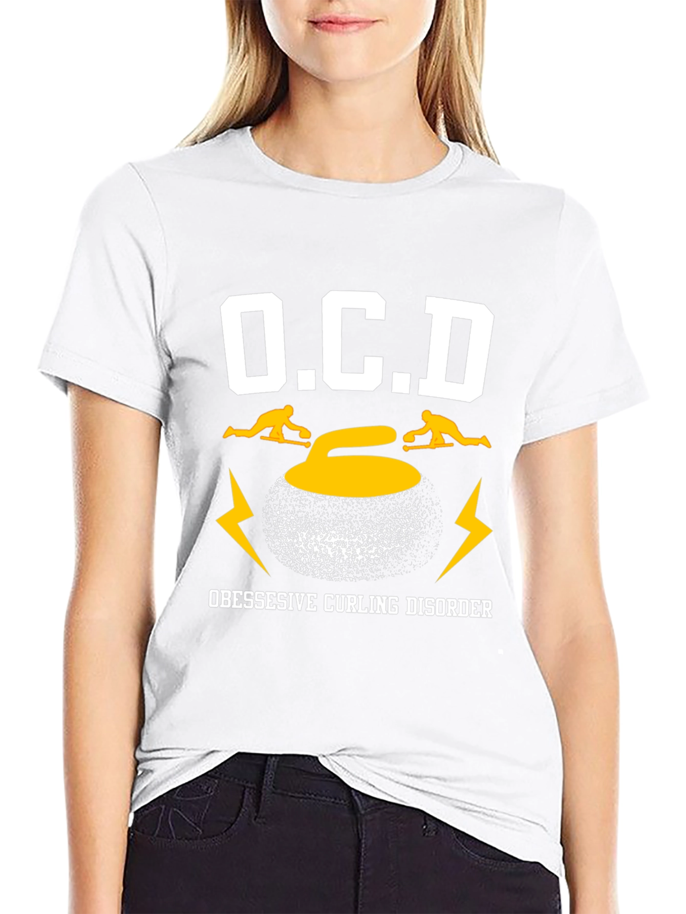 Obsessive Curling Disorder Graphic T-Shirt