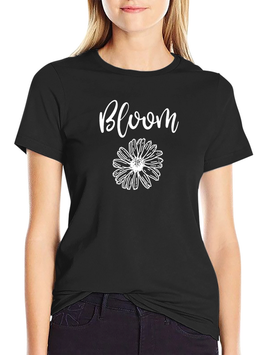 Bloom Flower Graphic T-Shirt - Soft Cotton Tee