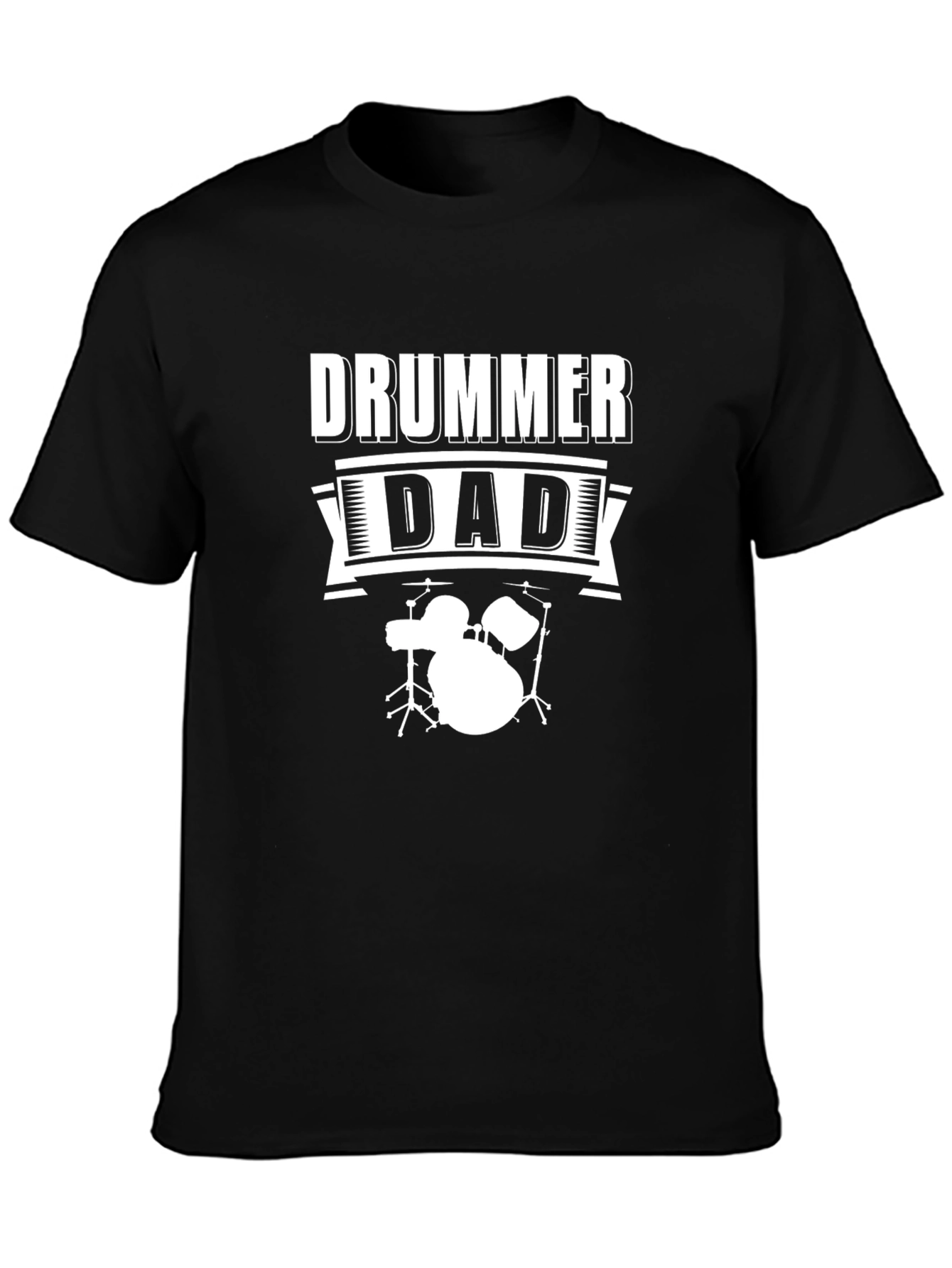 Drummer Dad T-Shirt - Music Lover Gift