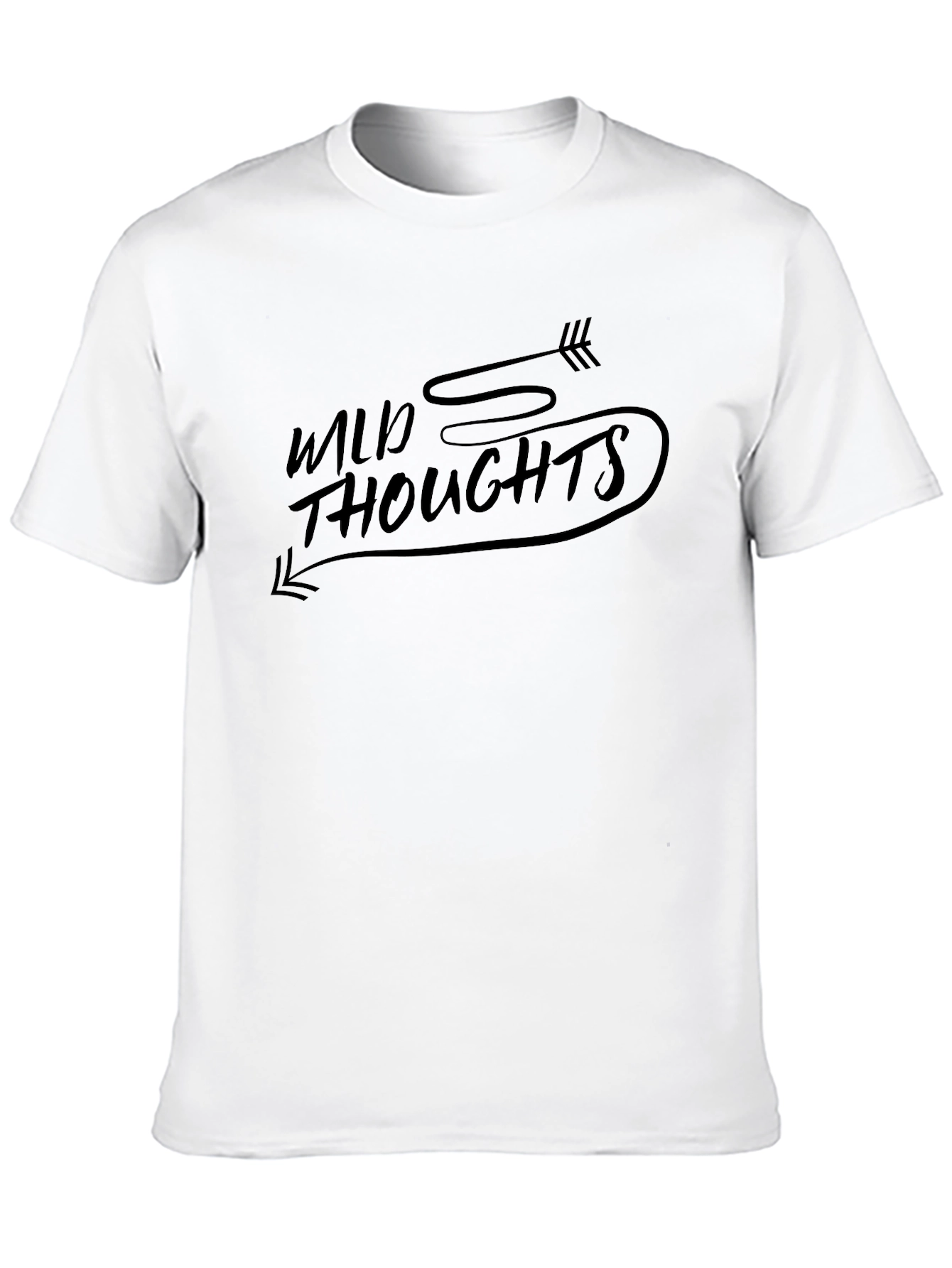 Wild Thoughts Graphic Tee - Modern Casual Shirt