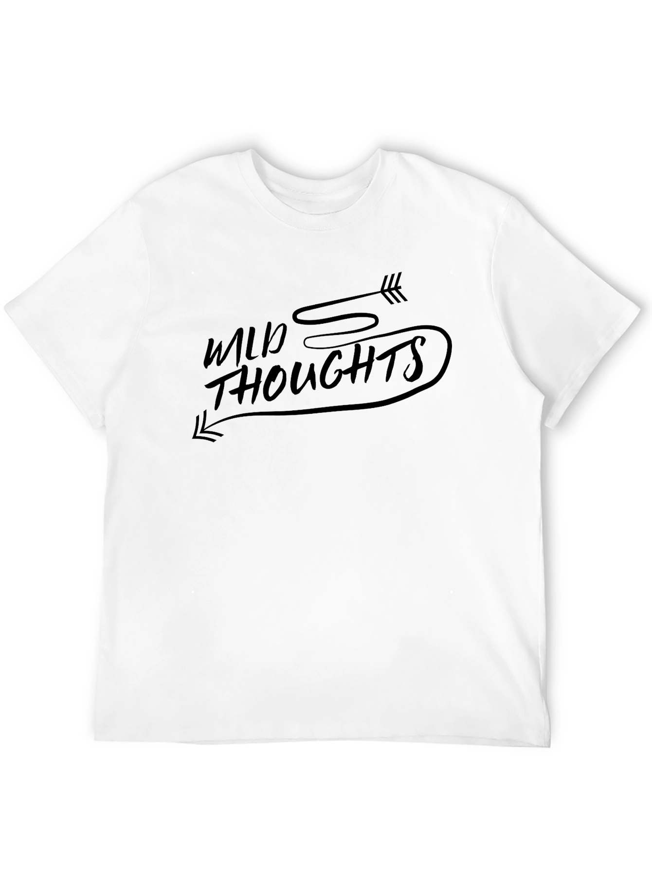Wild Thoughts Graphic Tee - Modern Casual Shirt