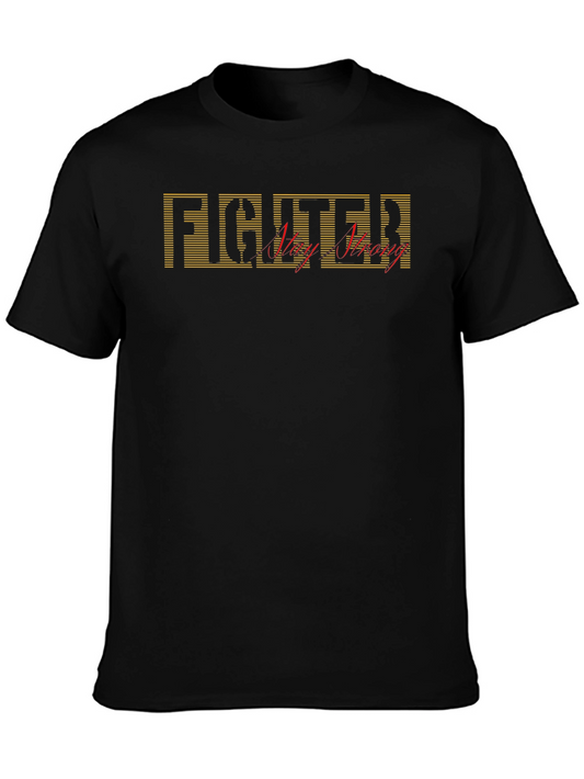 Fighter Very Strong Black T-Shirt
