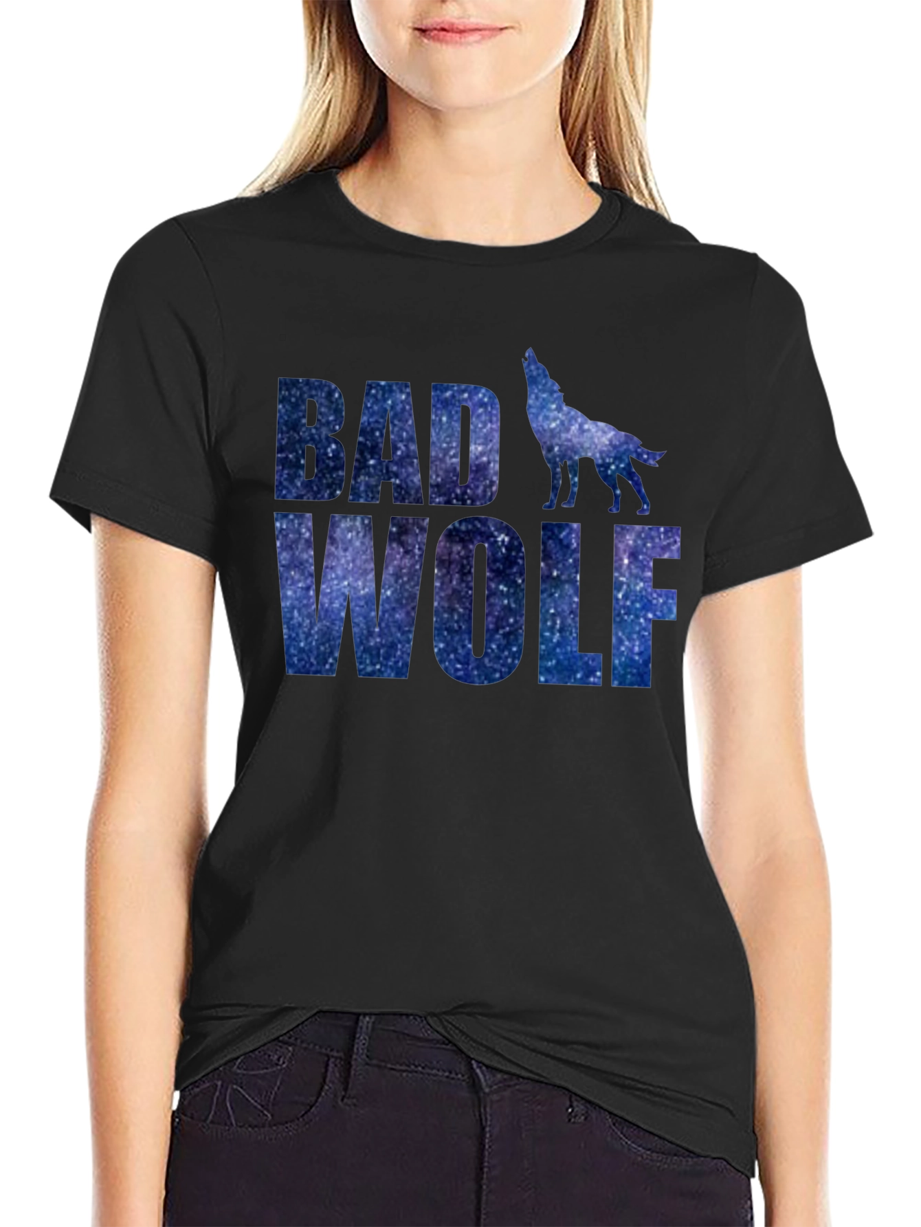 Bad Wolf Galaxy Print Tee