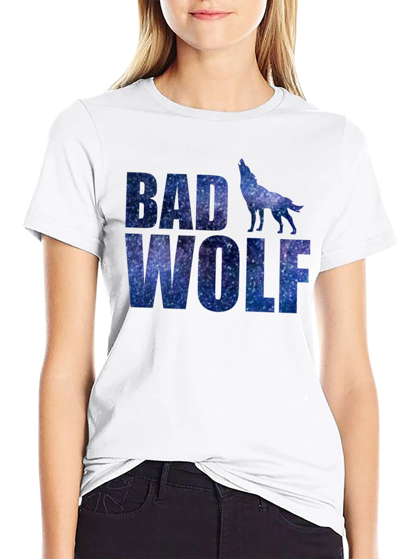 Bad Wolf Galaxy Print Tee