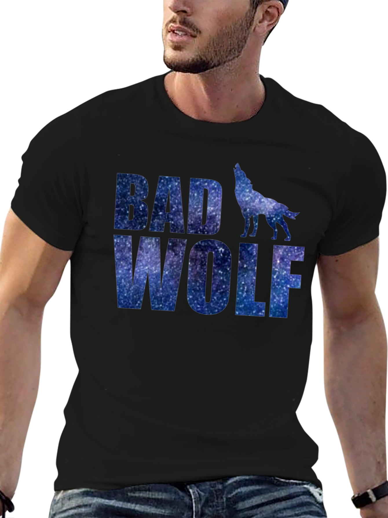 Bad Wolf Galaxy Print Tee