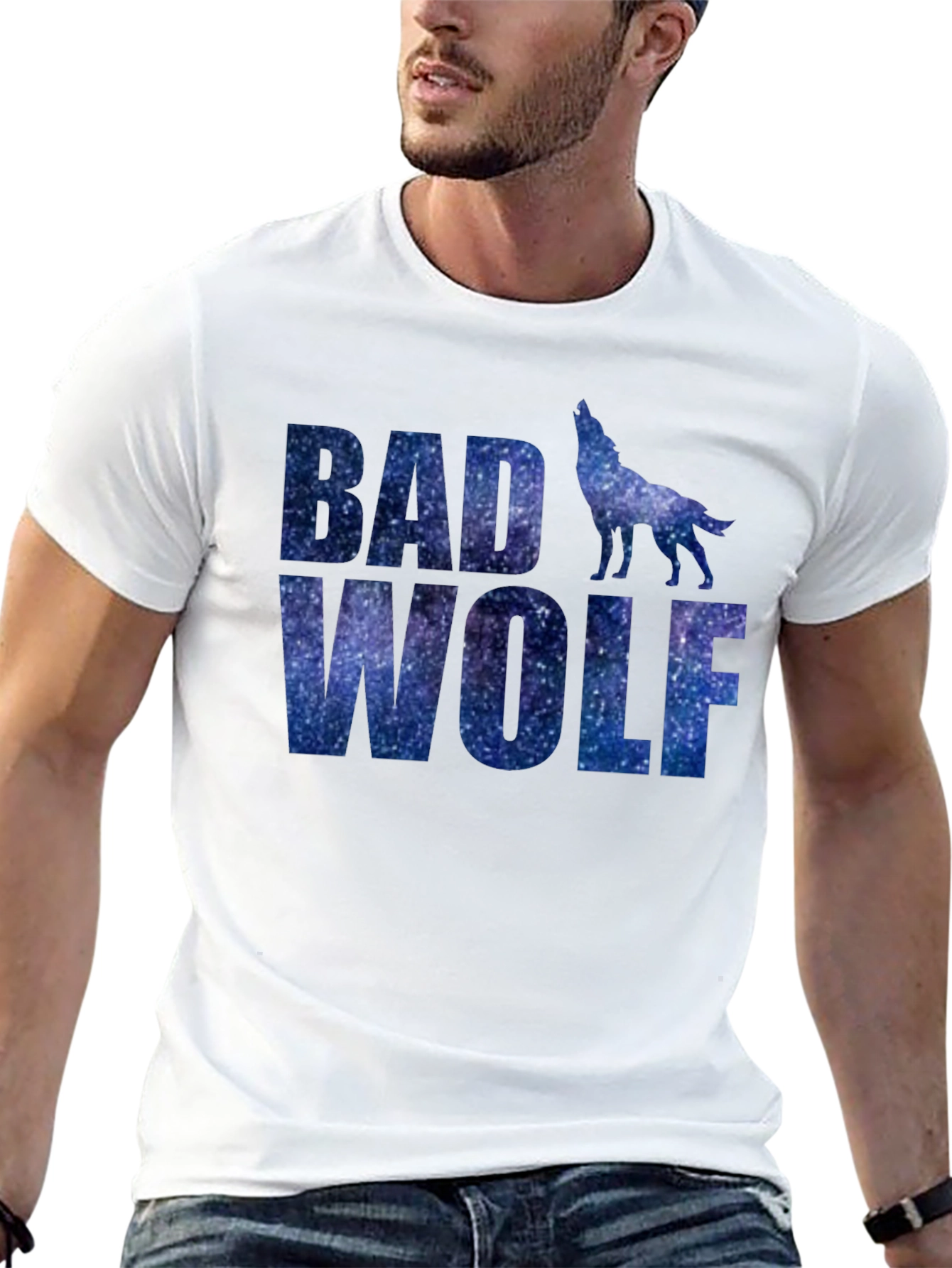 Bad Wolf Galaxy Print Tee