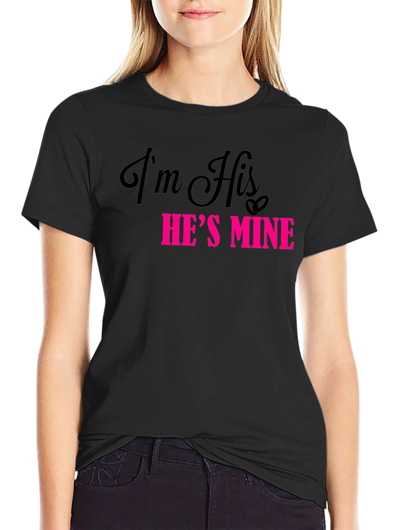 Im His Hes Mine Matching Couple T-Shirt