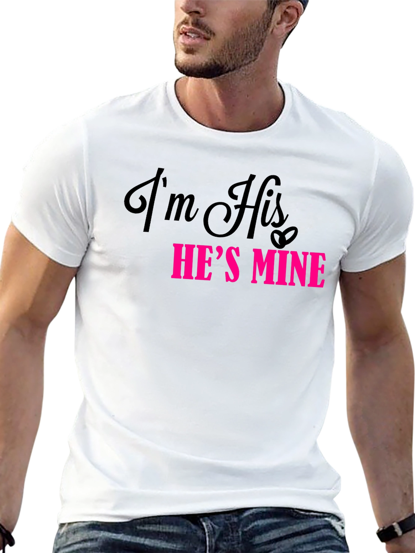 Im His Hes Mine Matching Couple T-Shirt