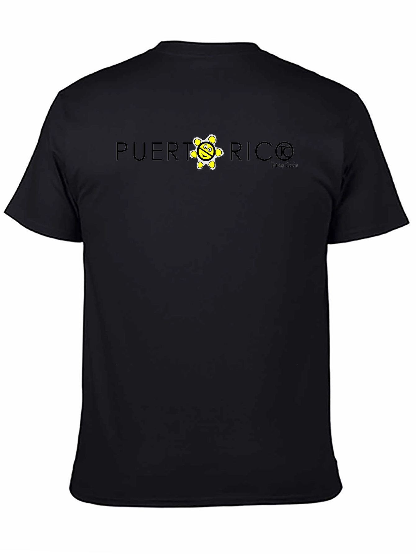 Puerto Rico Sol Taino Black T-Shirt